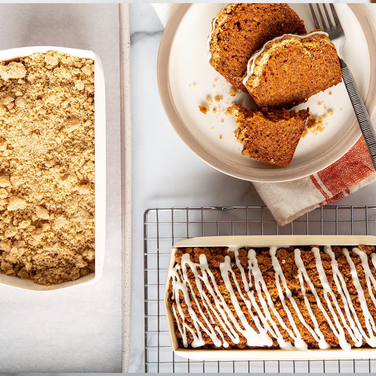Carrot Crumb Loaf Cake - 2 Pack