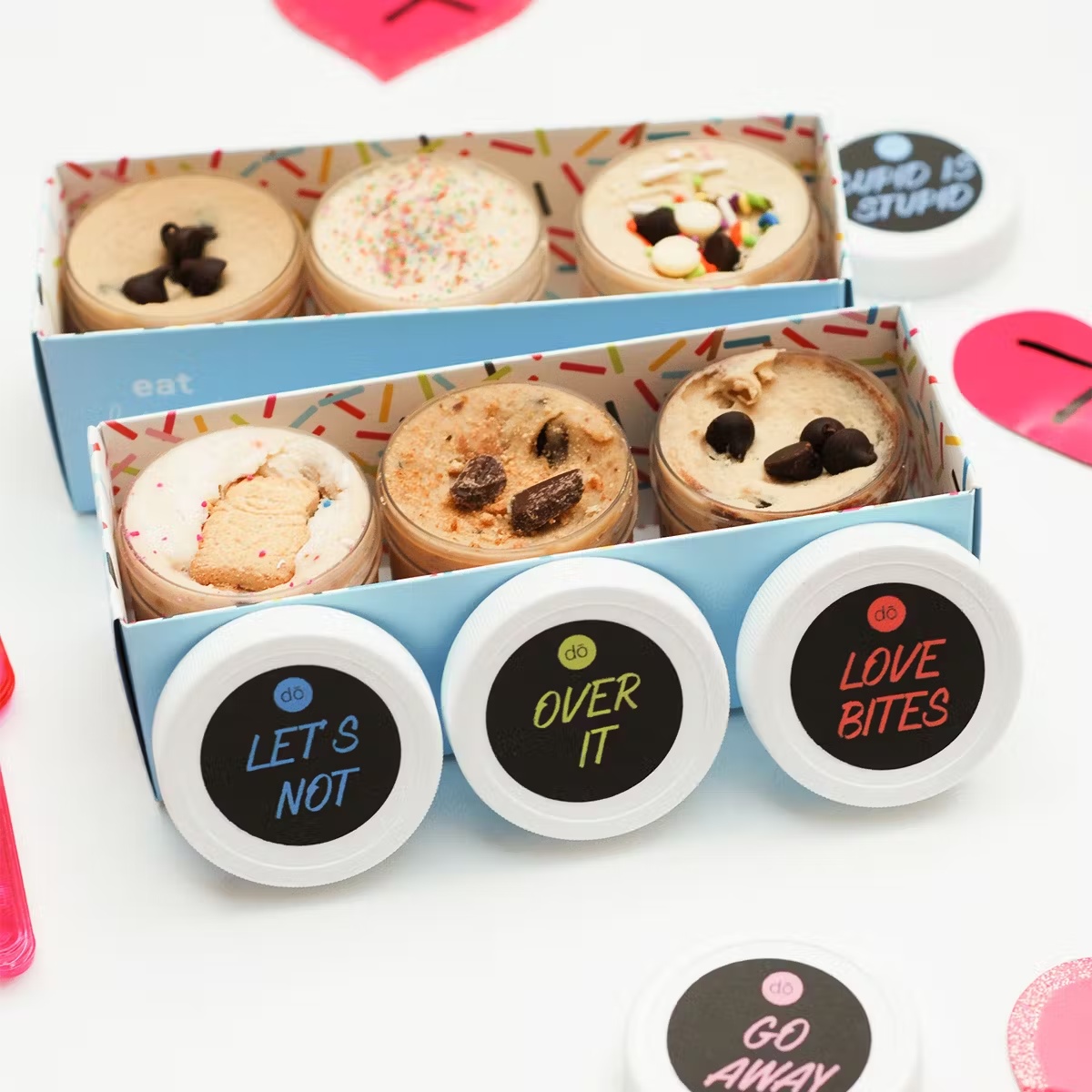 "Cupid Is Stupid" Cookie Dough Taster Minis - 6 Pack