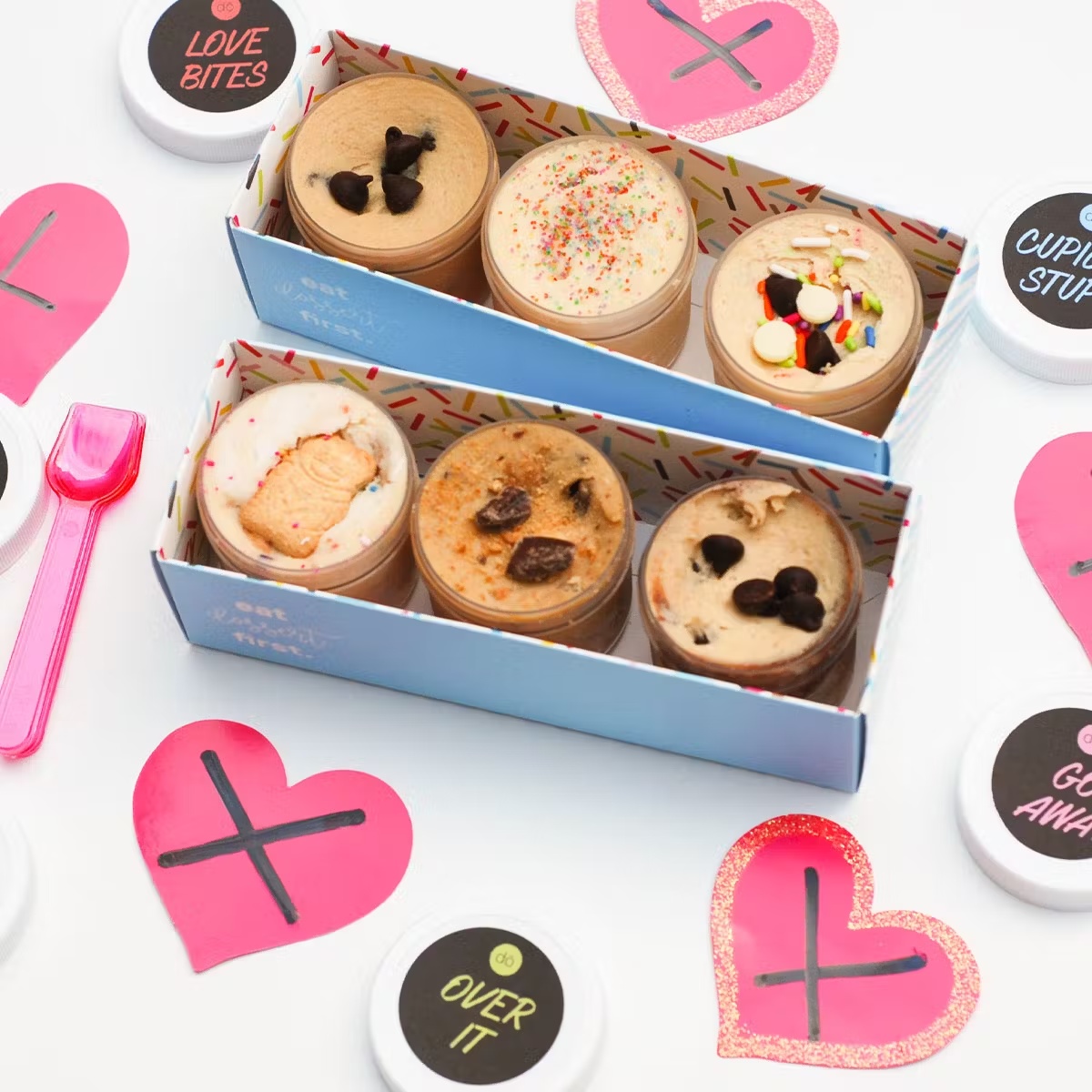 "Cupid Is Stupid" Cookie Dough Taster Minis - 6 Pack