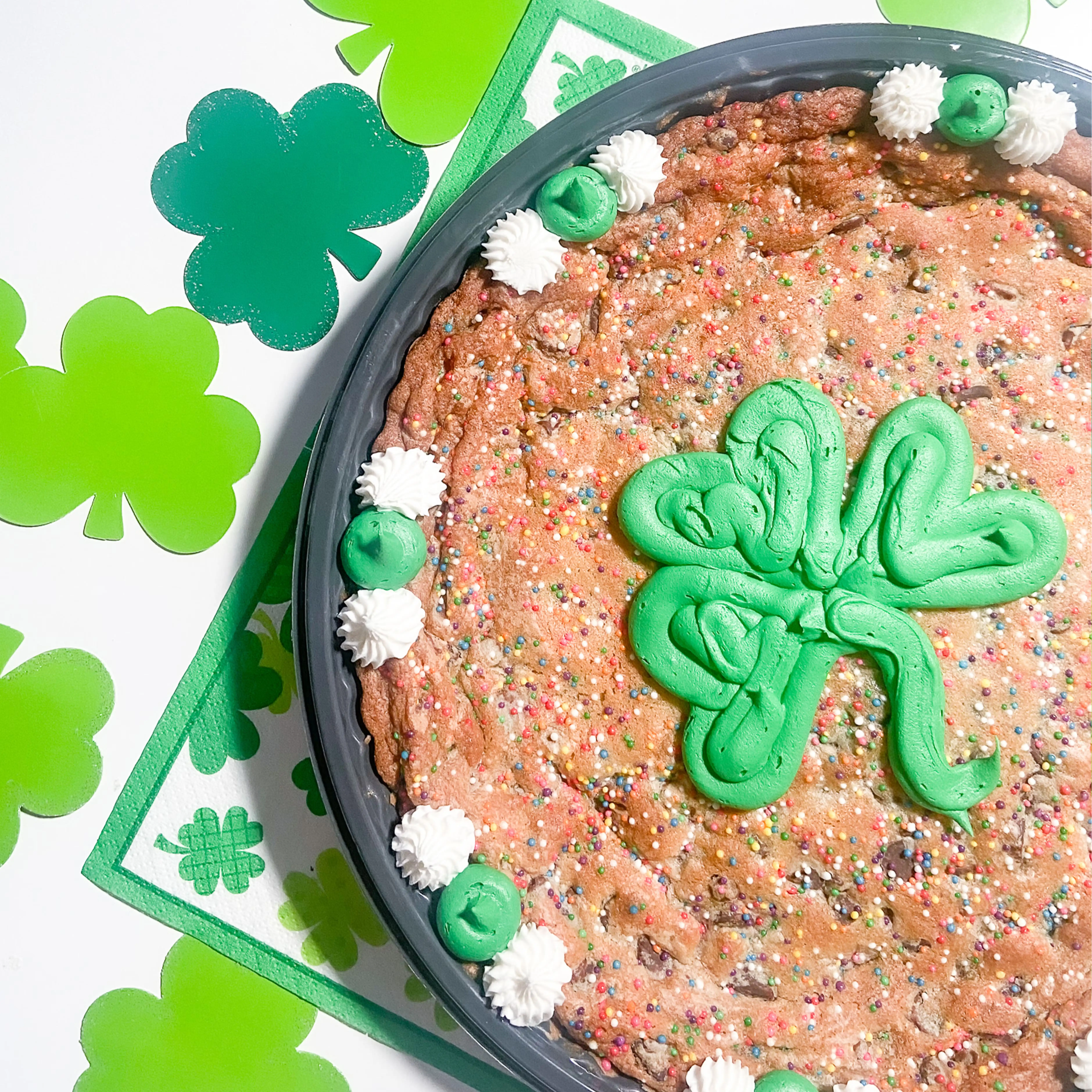 St. Patrick's Day Cookie Cake