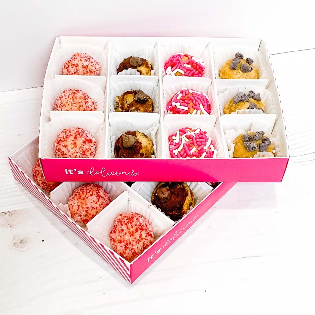 Valentine's Day Cookie Dough Bites - 24 Pack