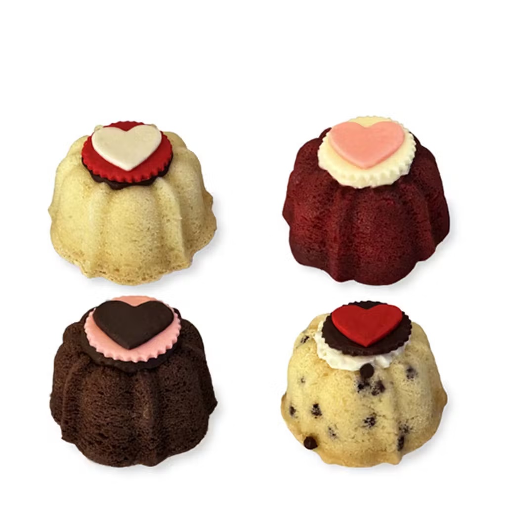 Valentine Petite Jane Pound Cake - 4 Pack