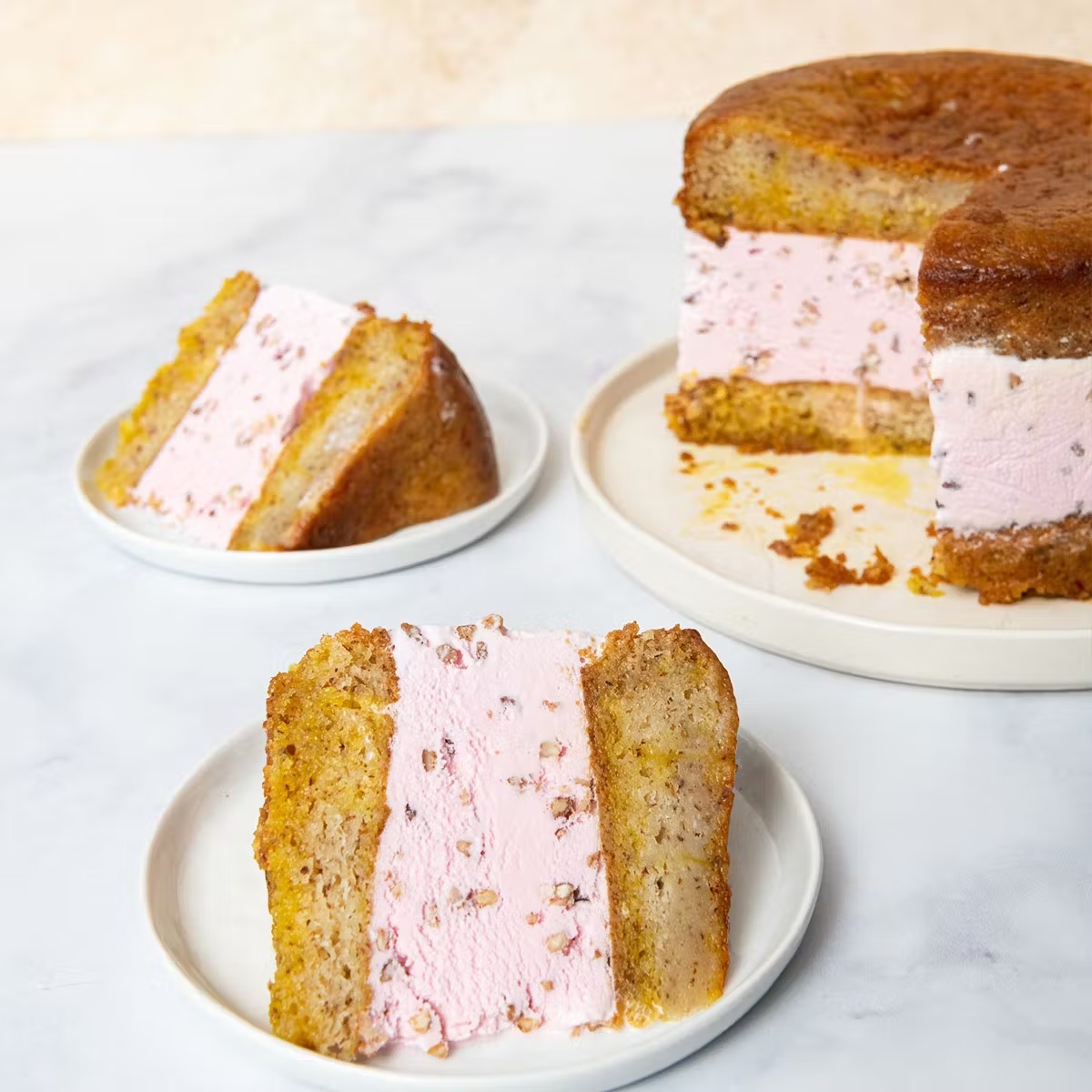 Gulab Jamun Ice Cream Cake