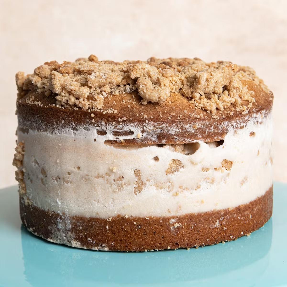 Vegan Spiced Crumb Ice Cream Cake