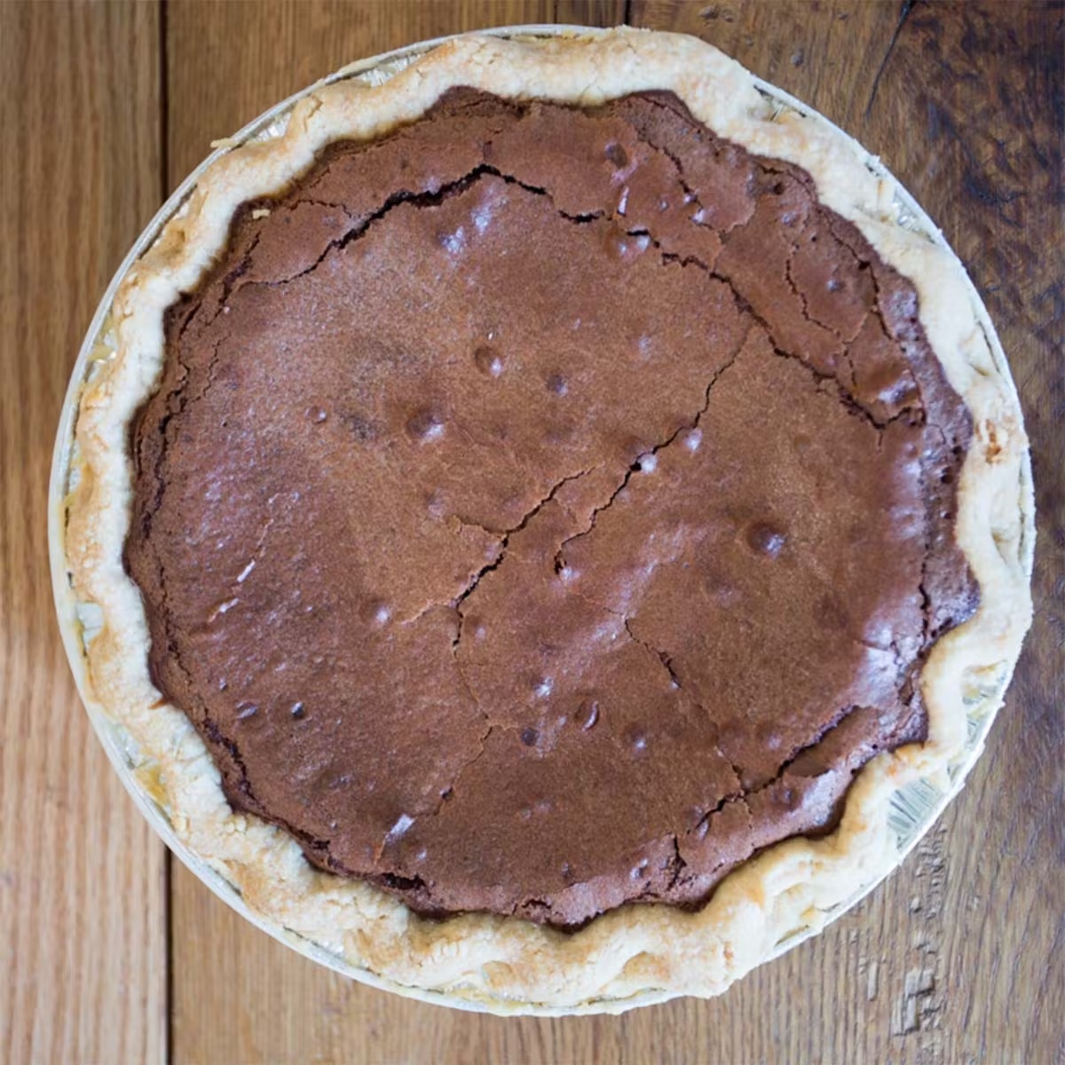 Salty Chocolate Chess Bake-at-Home Pie