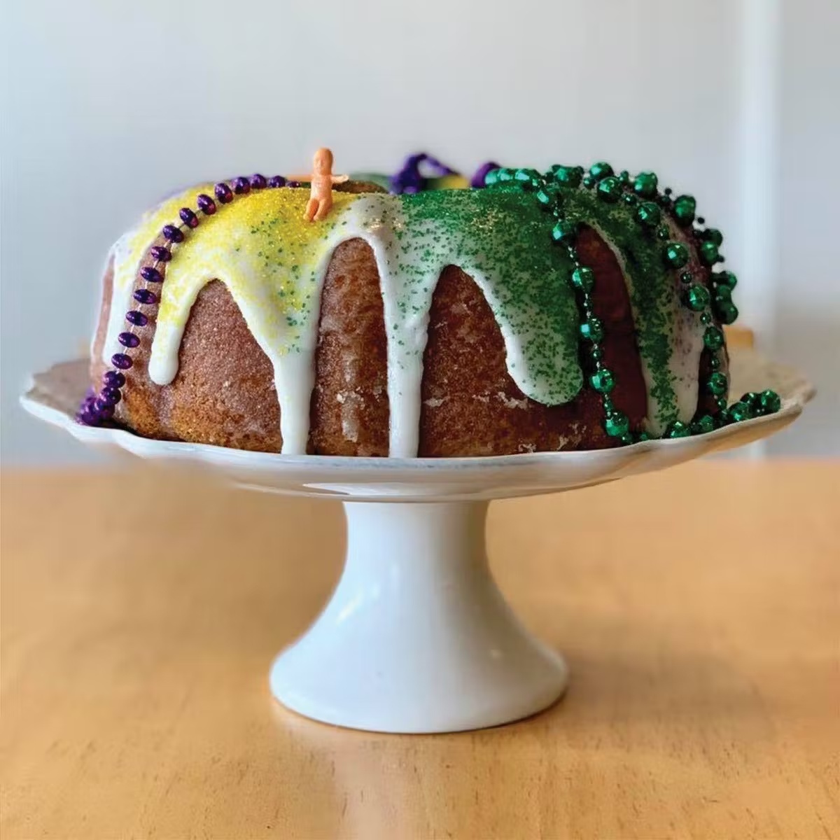 Mardi Gras Rum Cake