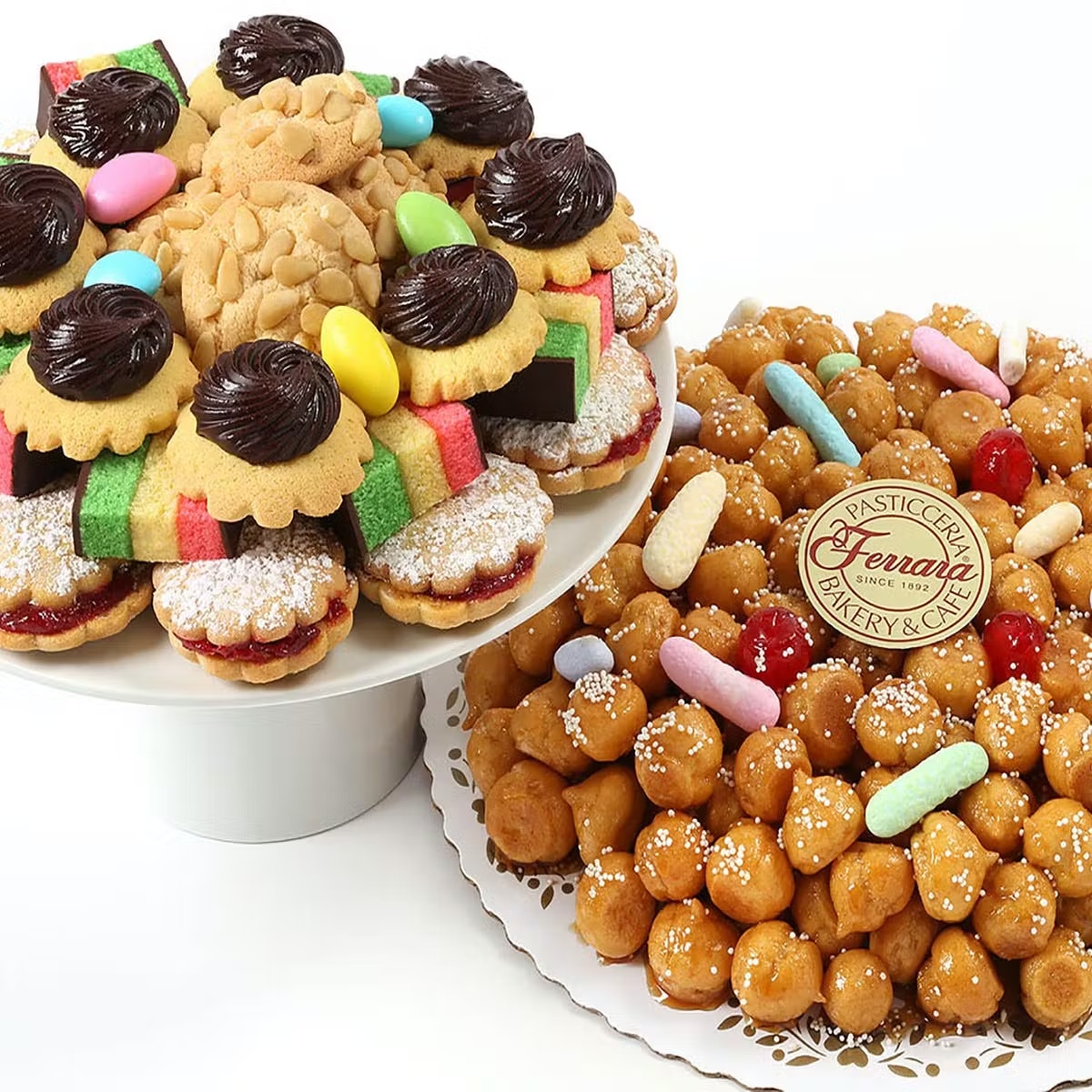 Struffoli + Italian Cookie Tray Combo