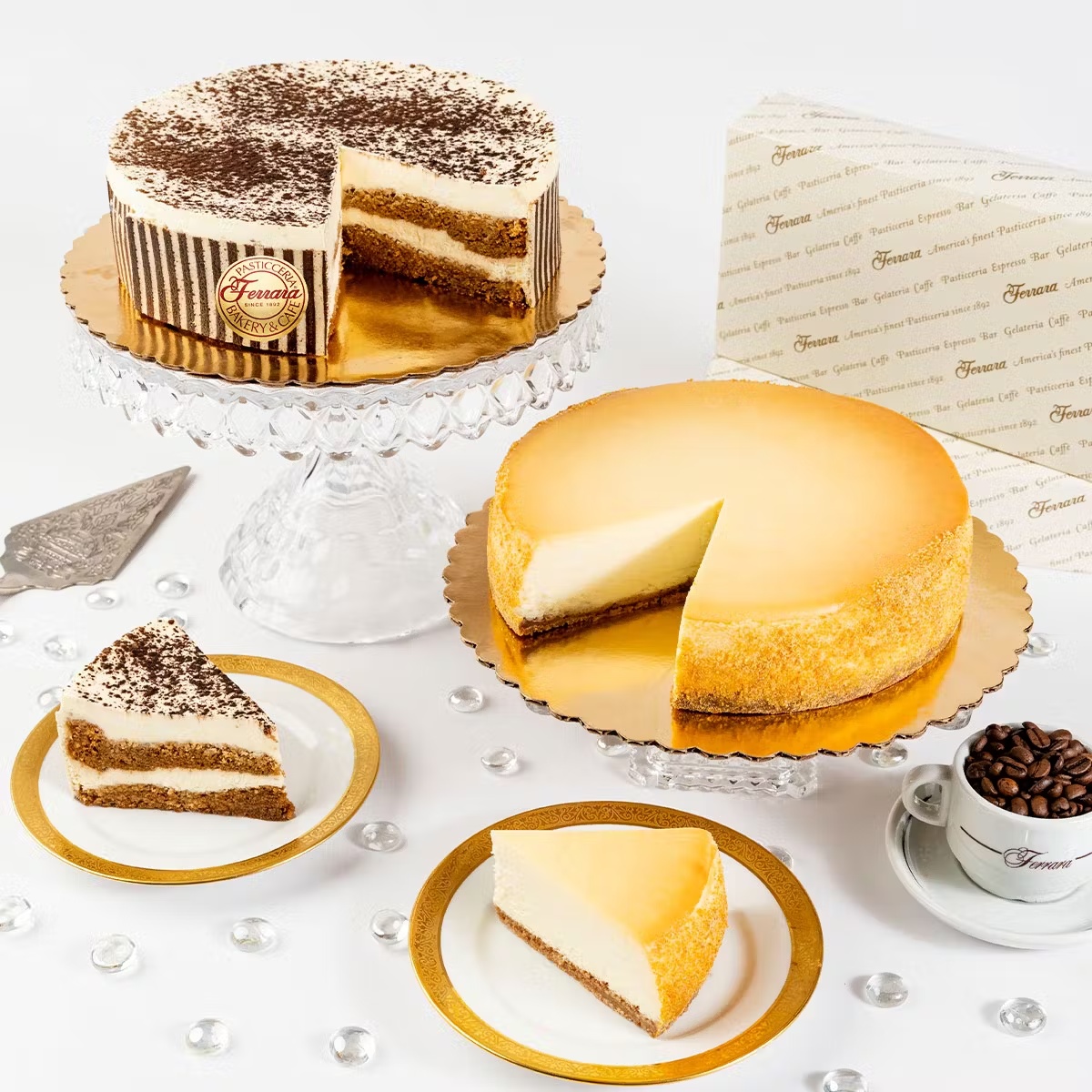 Tiramisu Cake & NY Cheesecake