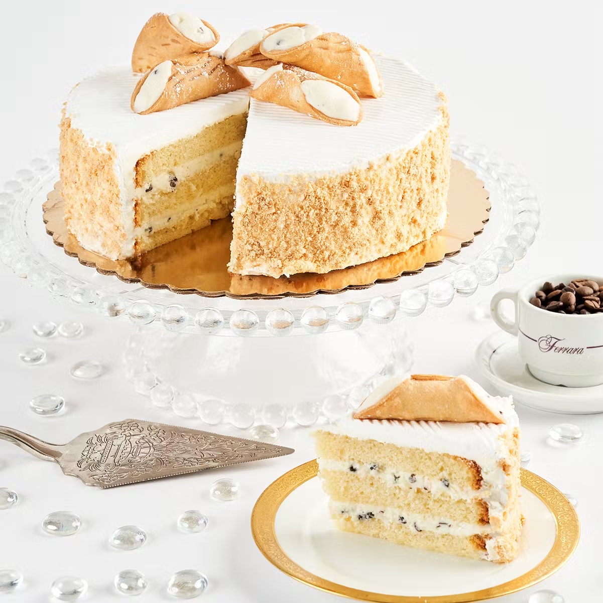 Vanilla Cannoli Cream Cake
