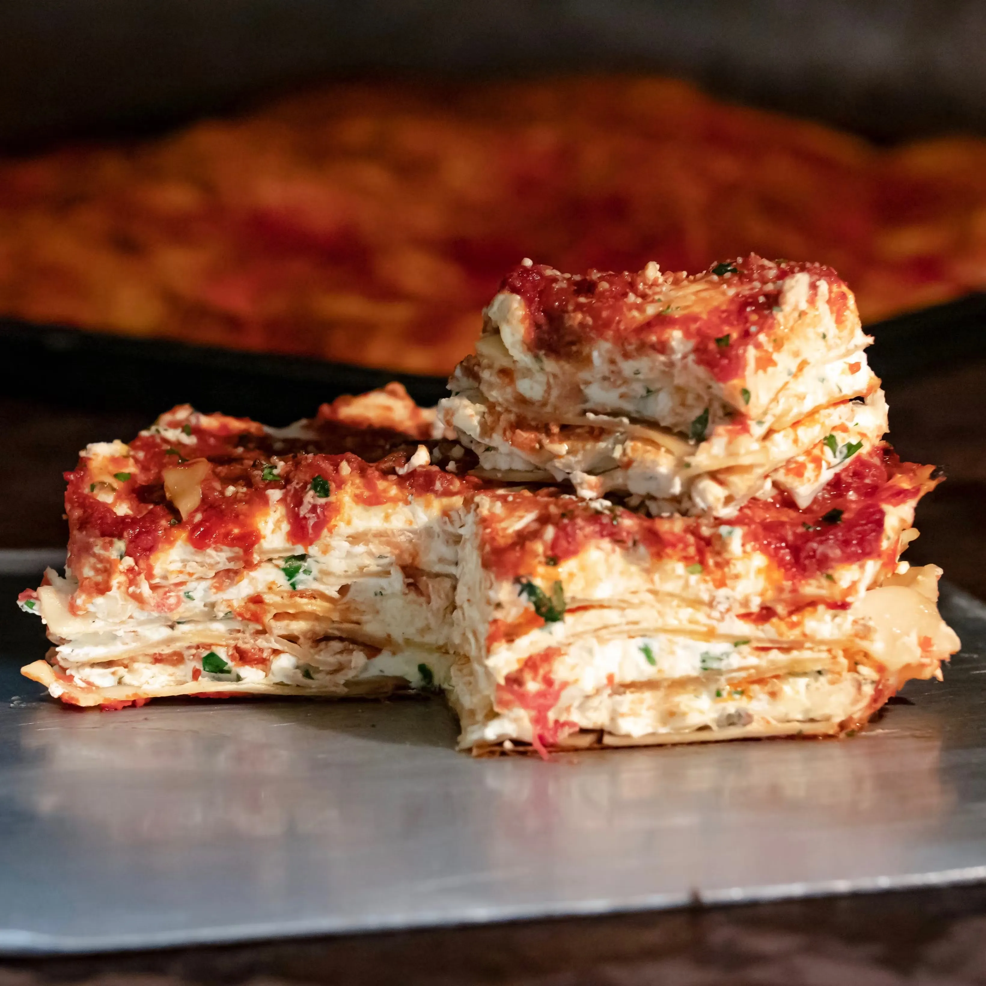 Homemade Lasagna + Focaccia