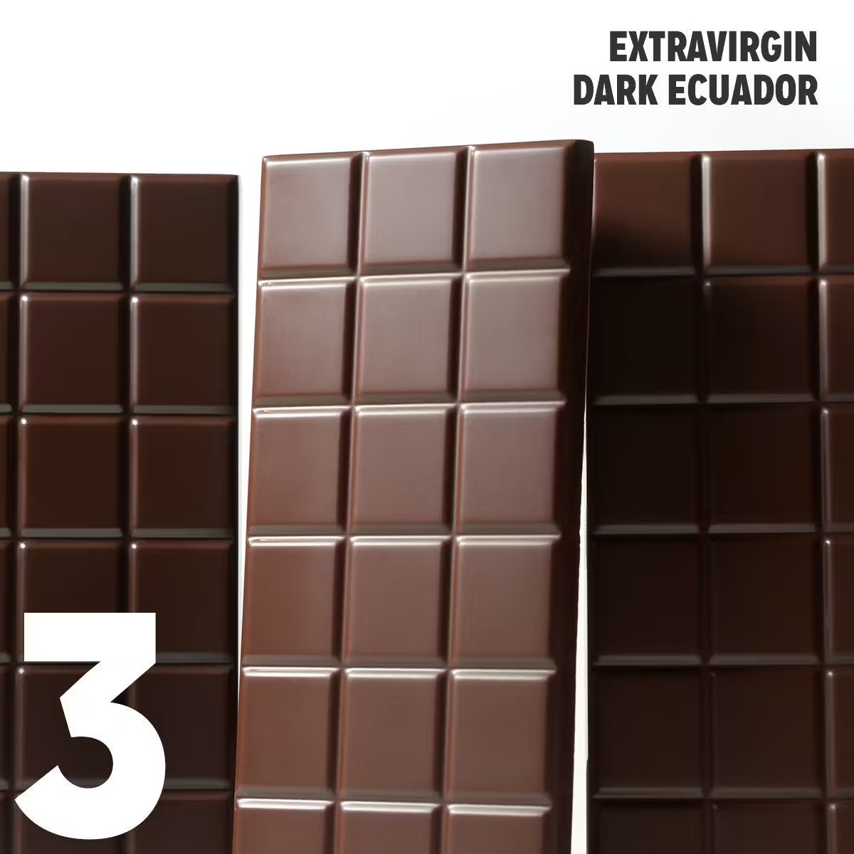 K+M Extravirgin Dark Ecuador - 3 Pack