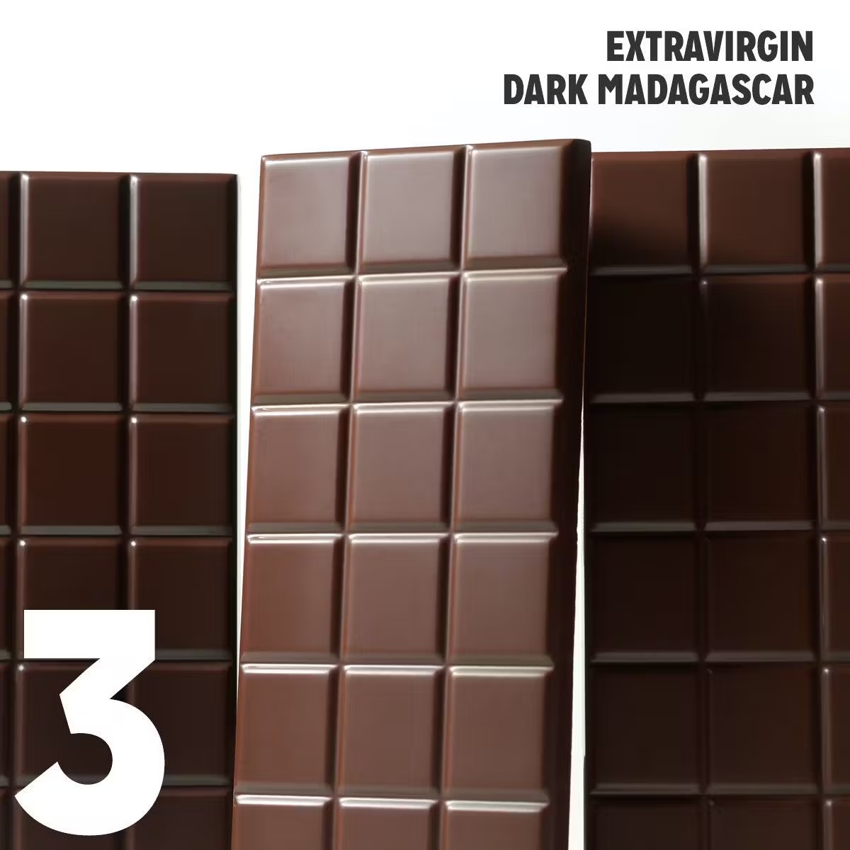 K+M Extravirgin Dark Madagascar - 3 Pack