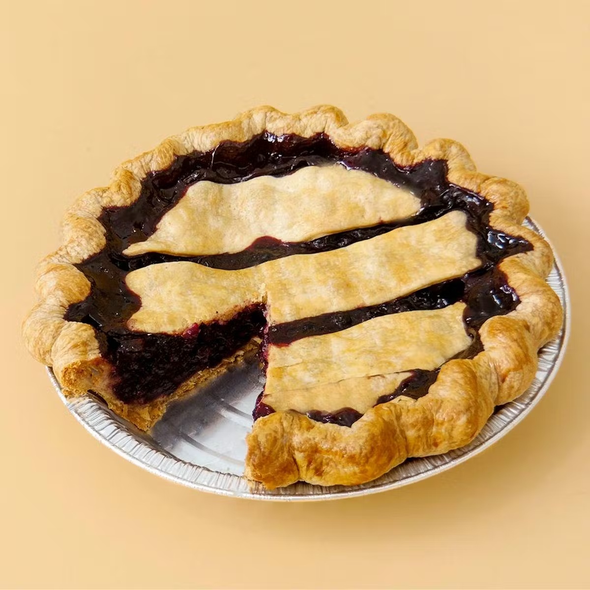 "Blue Steel" Blueberry Pie