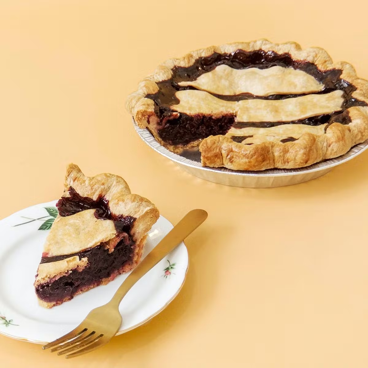 "Blue Steel" Blueberry Pie