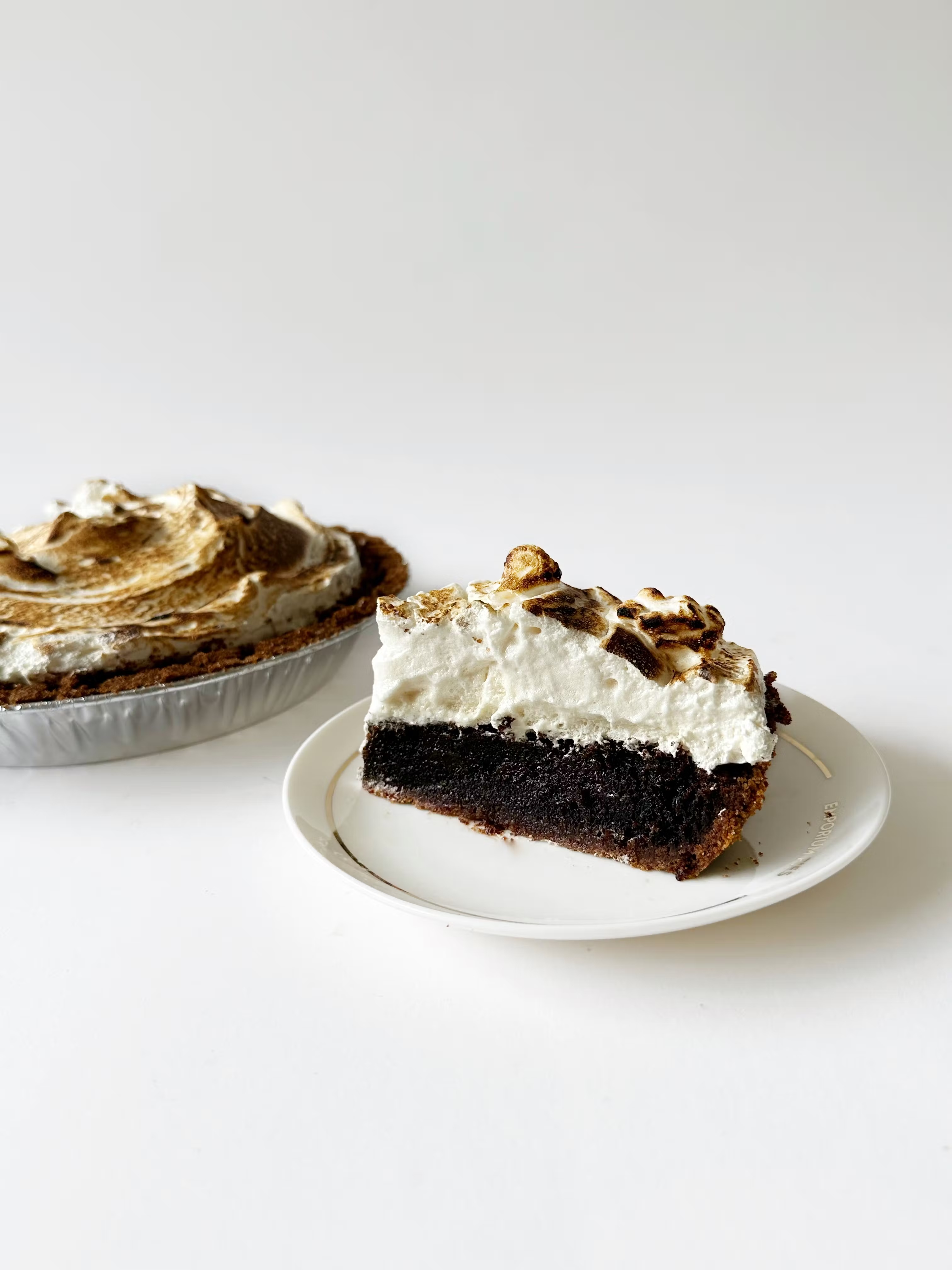 "S'morgasbord" Brownie & Marshmallow Fluff Pie