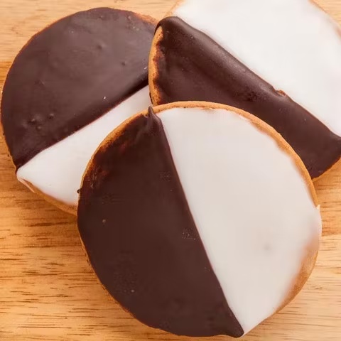 Large Black & White Cookies - 2 Pack
