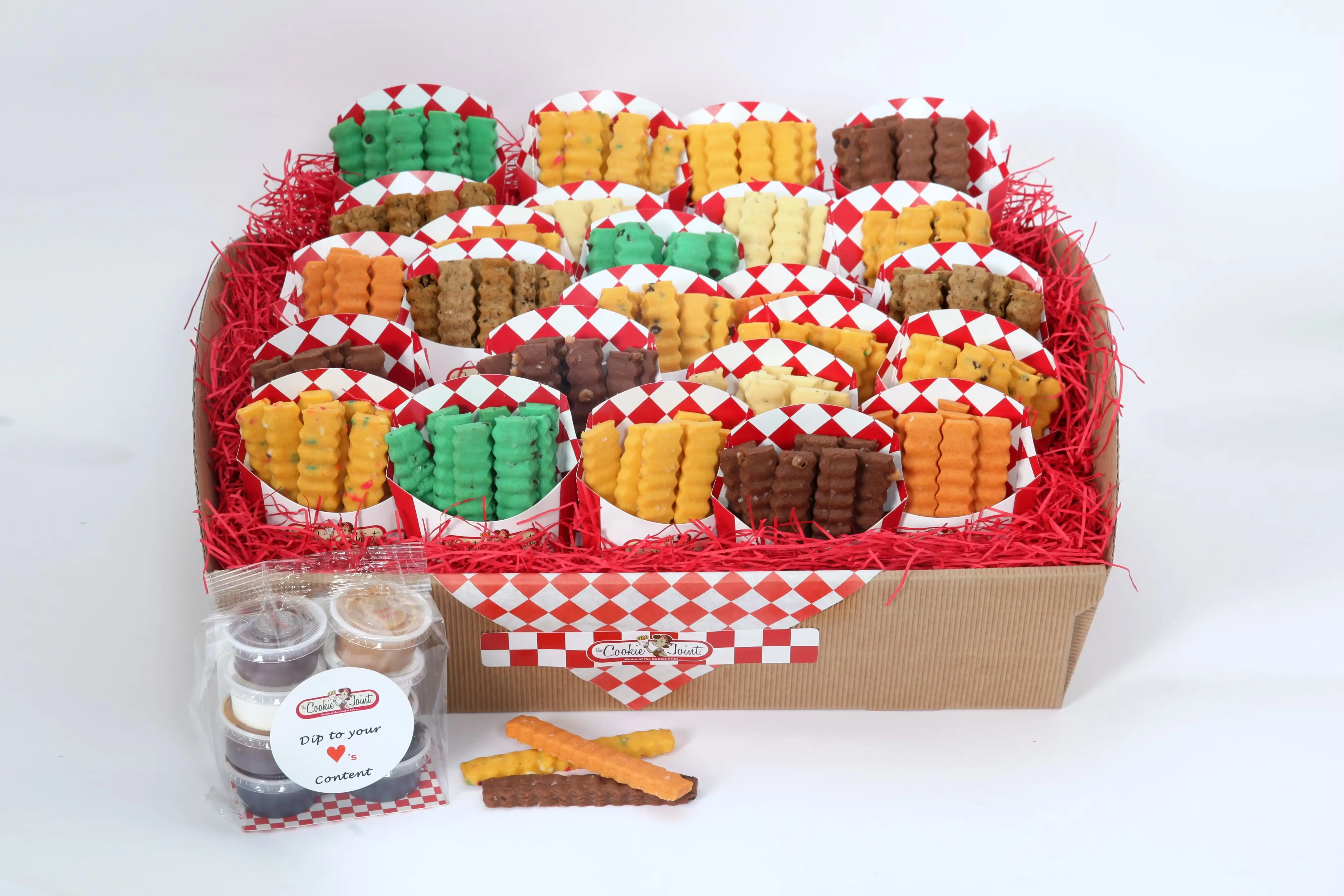 Cookie Fries Gift Basket - 25 Cartons