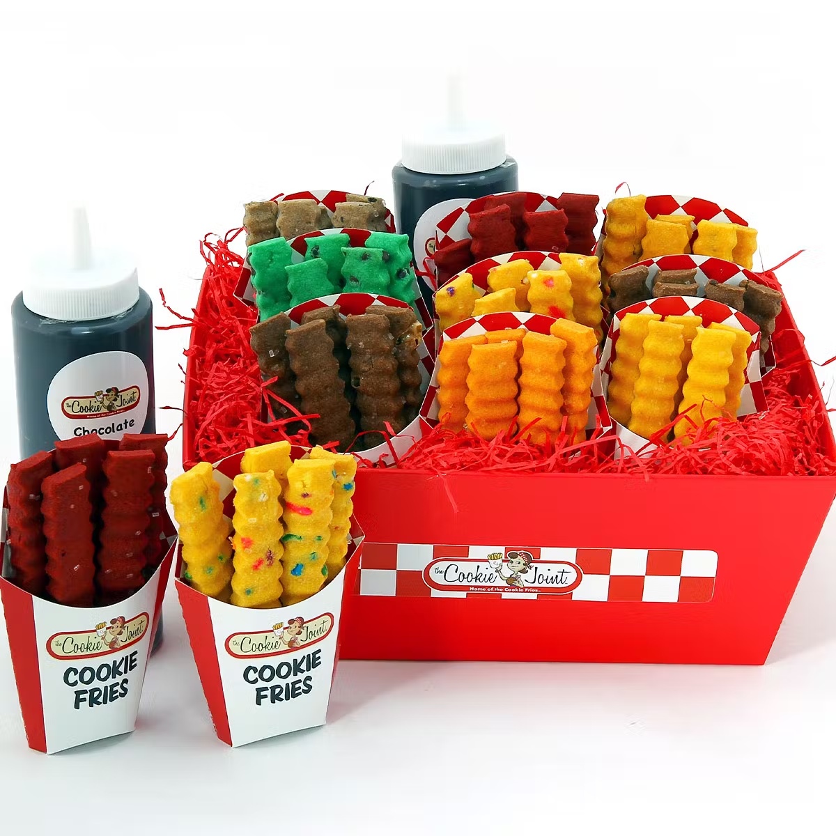 Cookie Fries Red Basket Mini Sampler