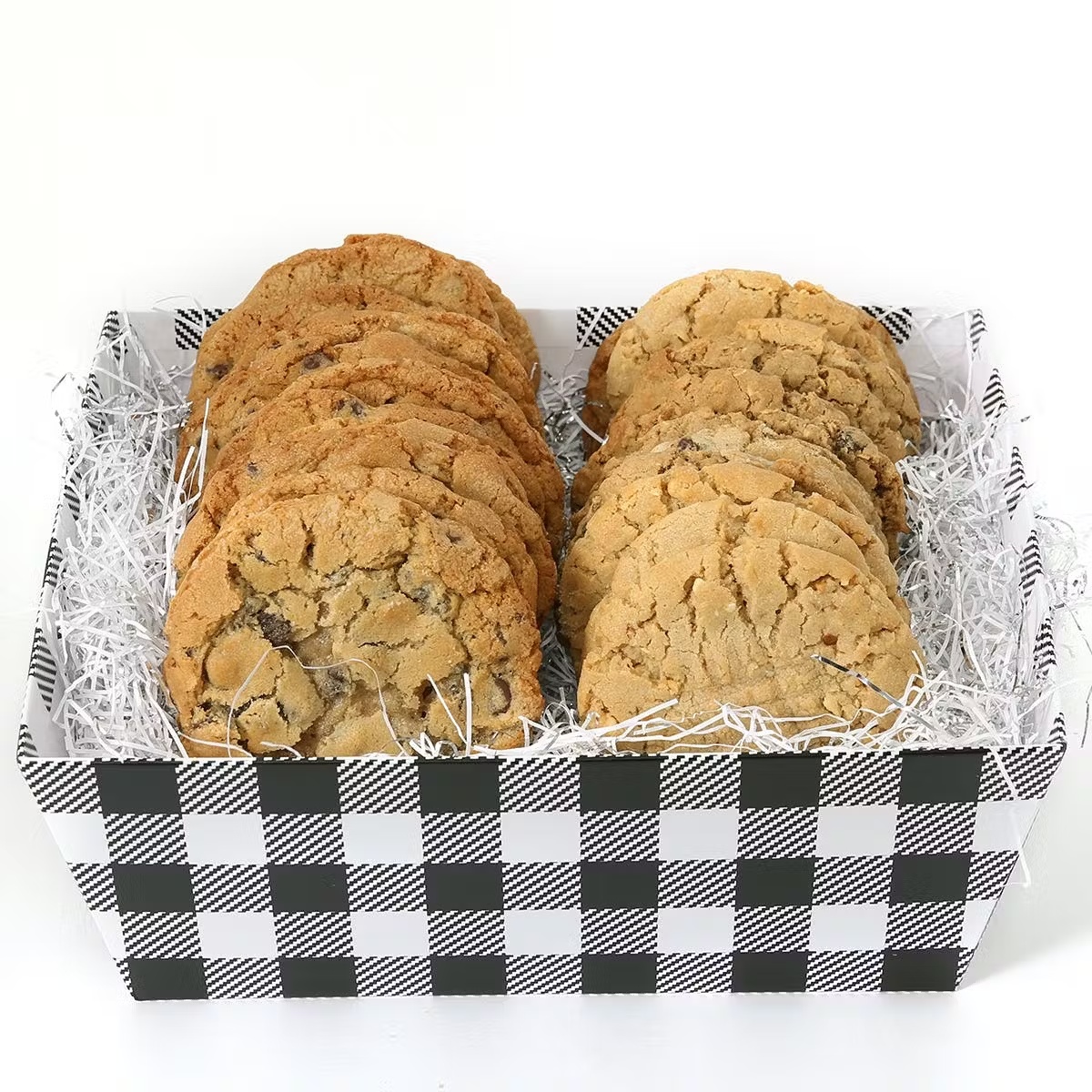 Gourmet Cookies Basket Gift - 12 Pack