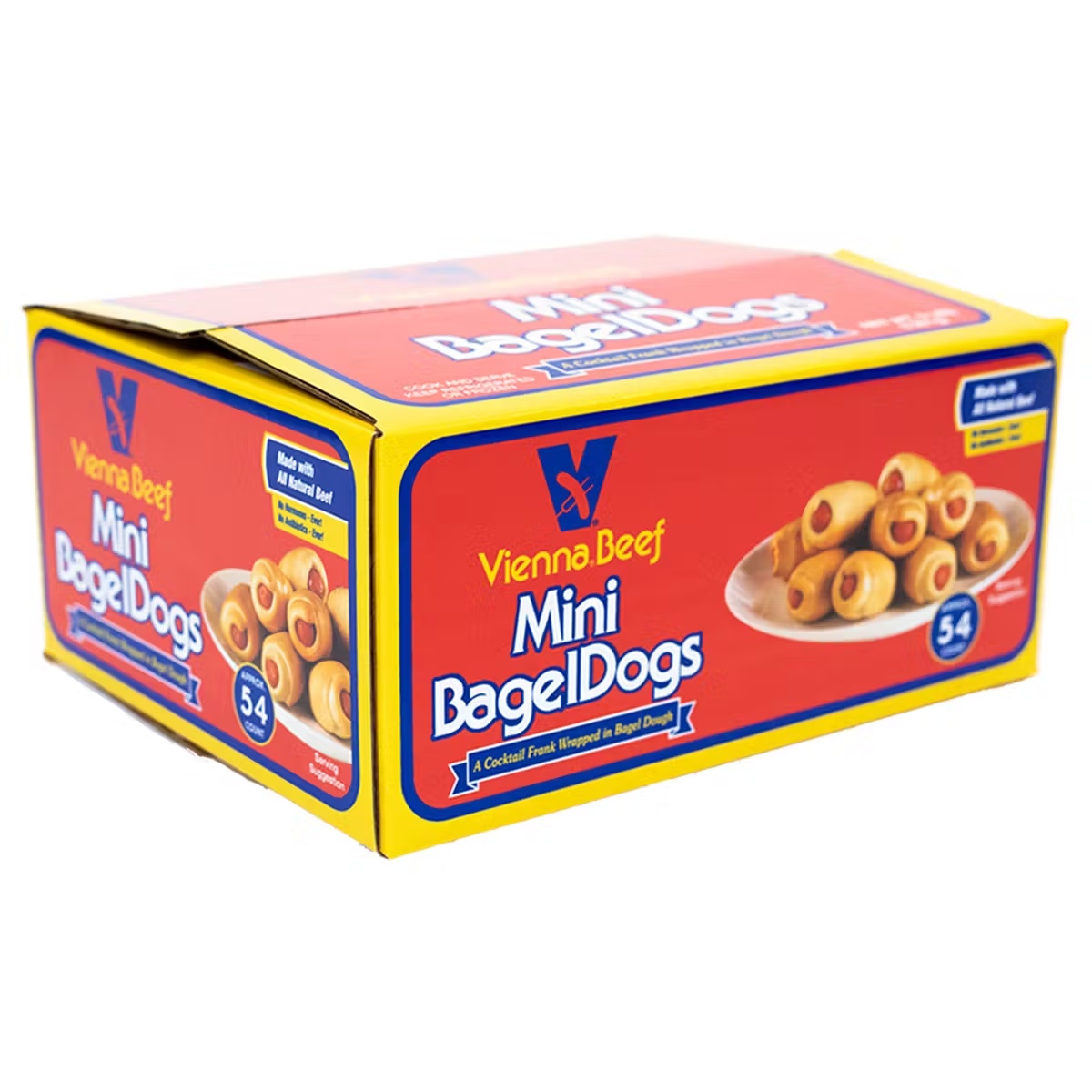 Vienna Beef Mini BagelDogs - 54 Pack