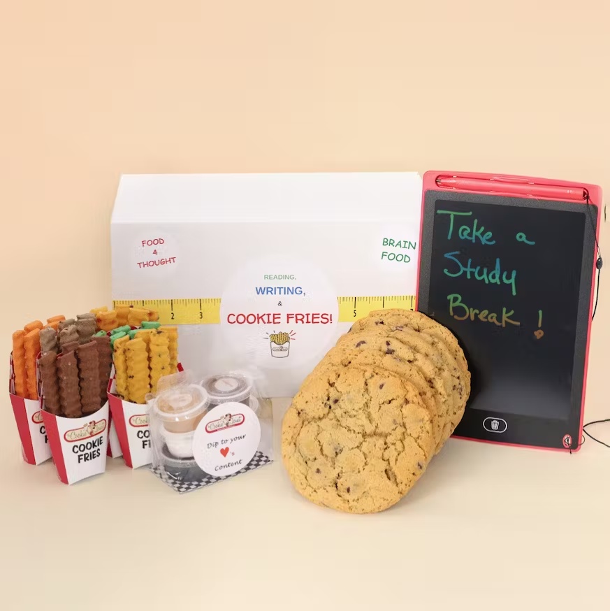 "School Survival Kit" Cookie Fries + Gourmet Cookies + Tablet