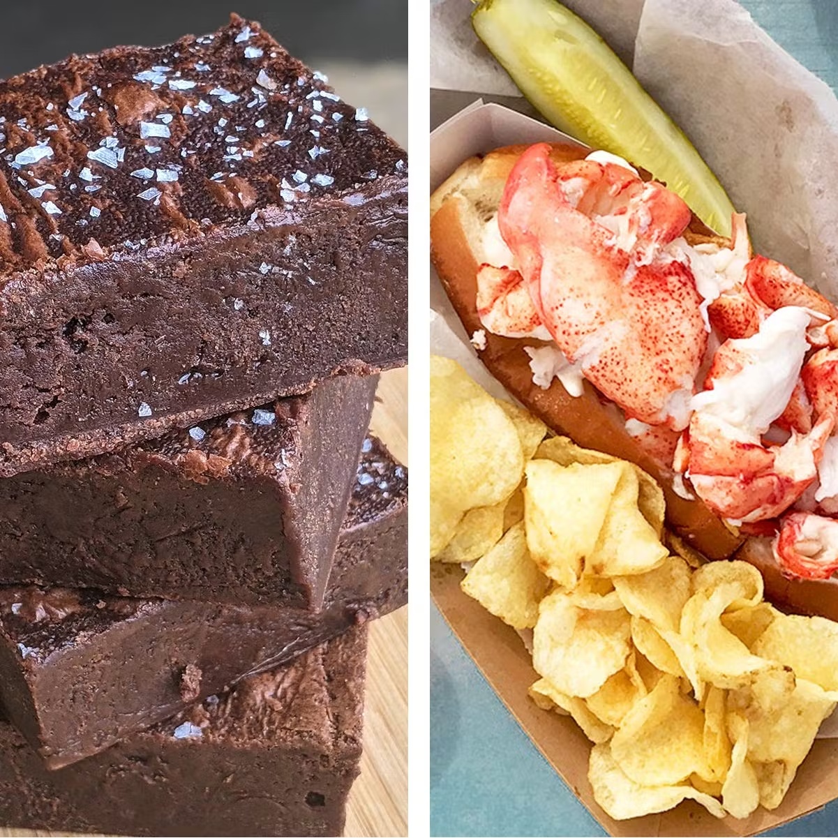 Maine Lobster Roll Kit + Sea Salt Brownies