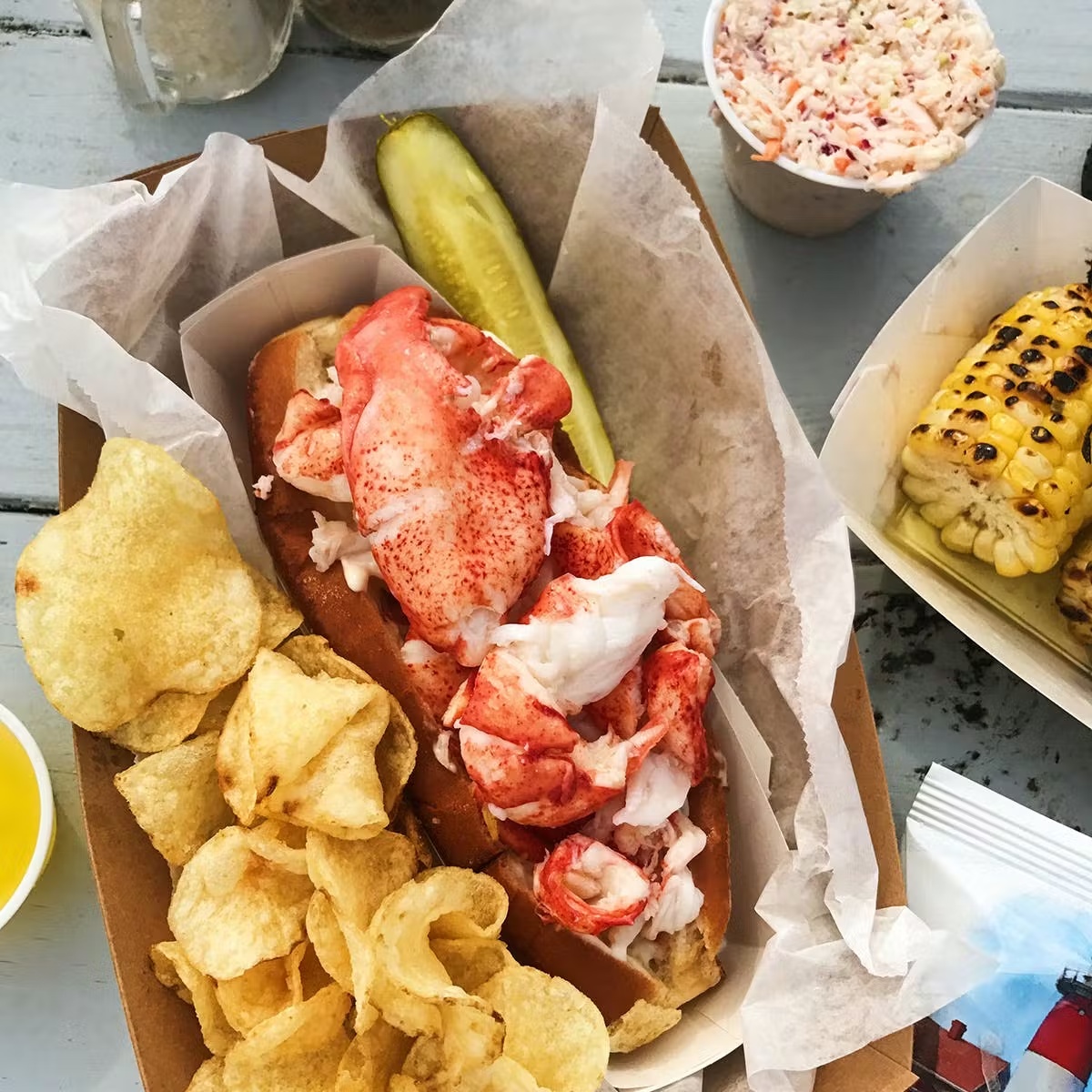 Maine Lobster Roll Kit + Sea Salt Brownies