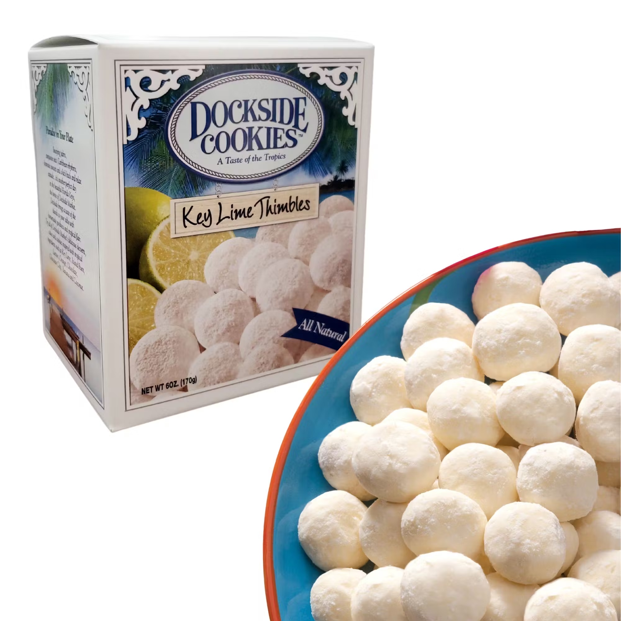 Key Lime Thimble Cookies