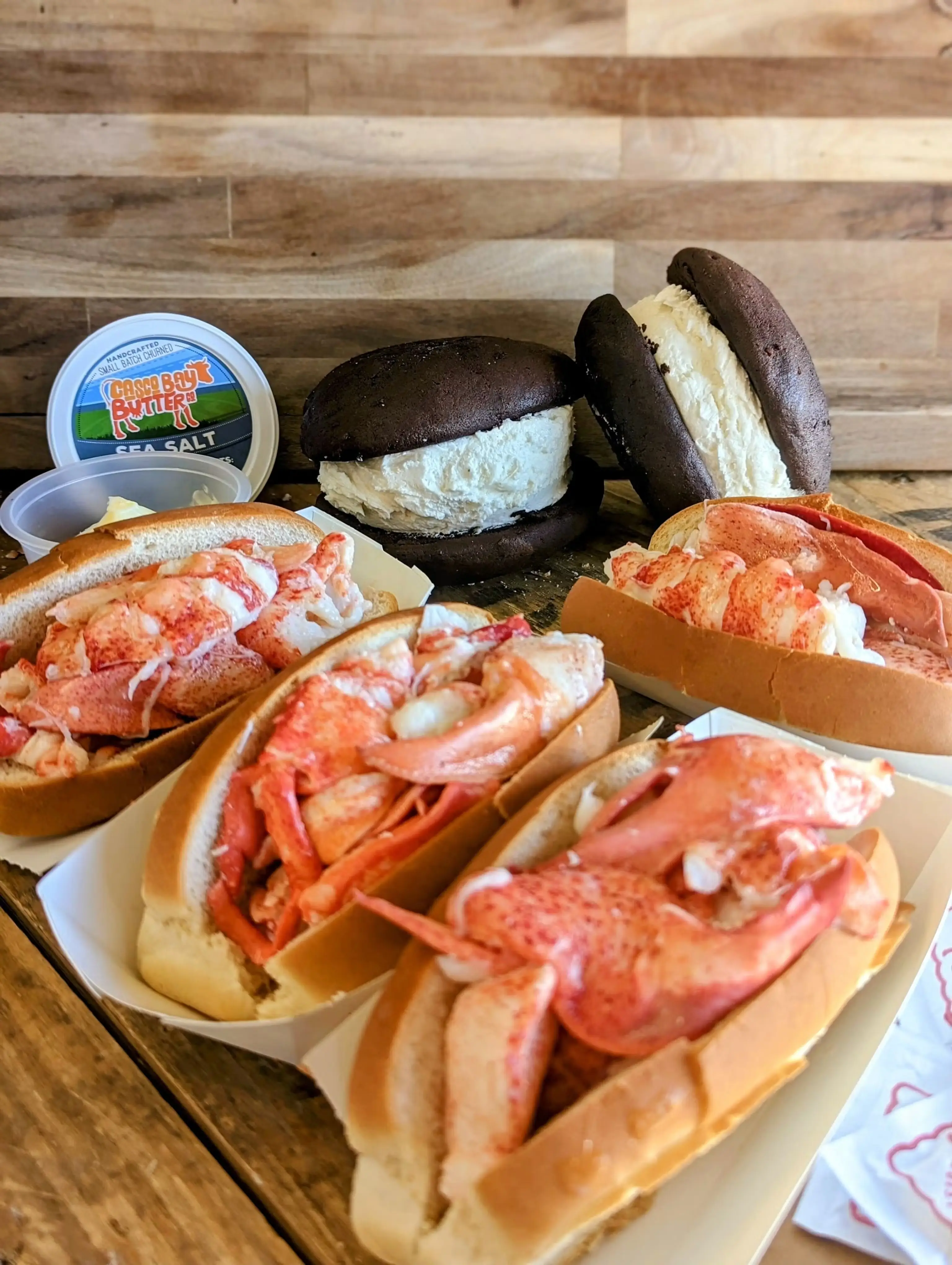 Maine Lobster Roll Kit + Jumbo Whoopie Pies