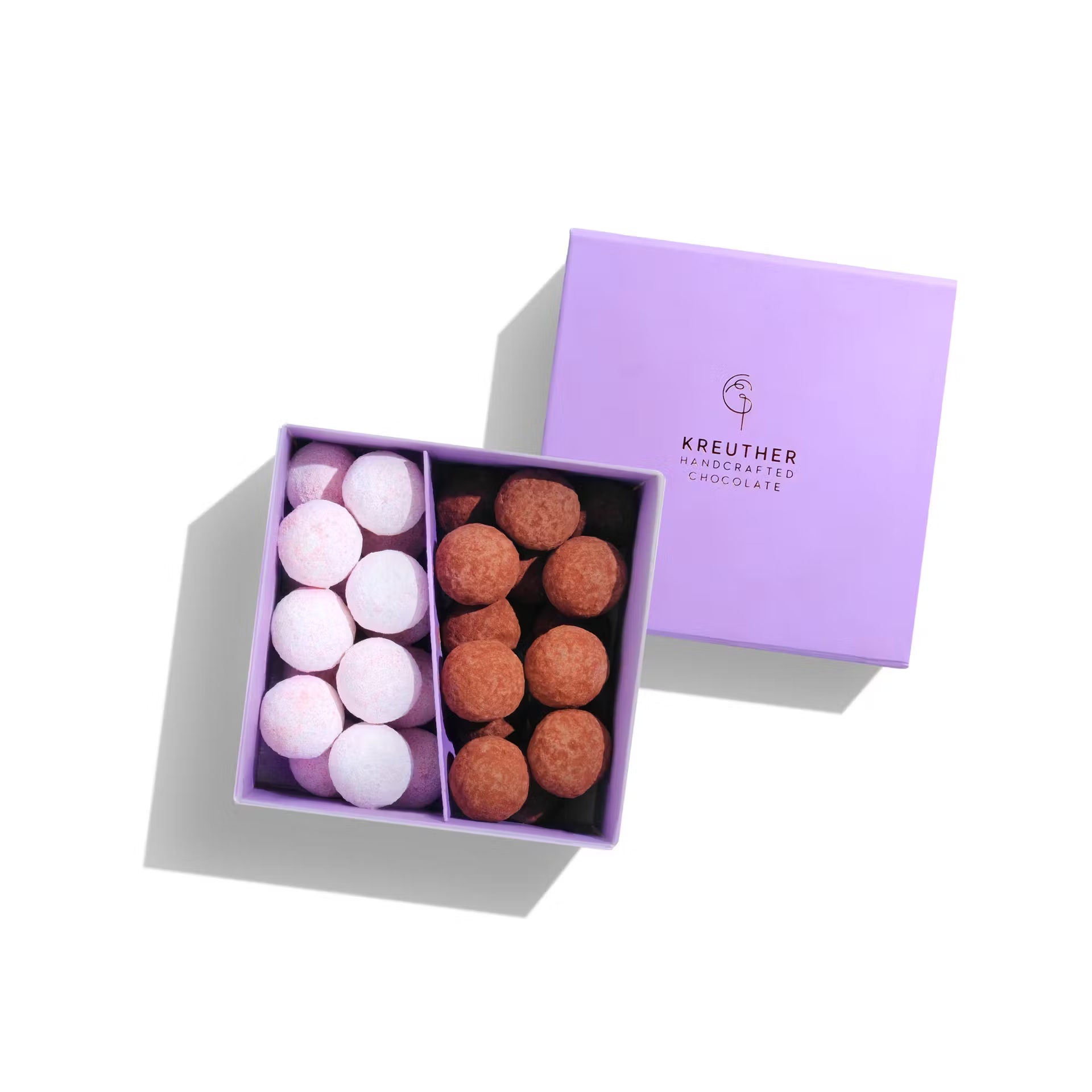 Dark Salted Caramel + White Strawberry Truffles - 24 Pack