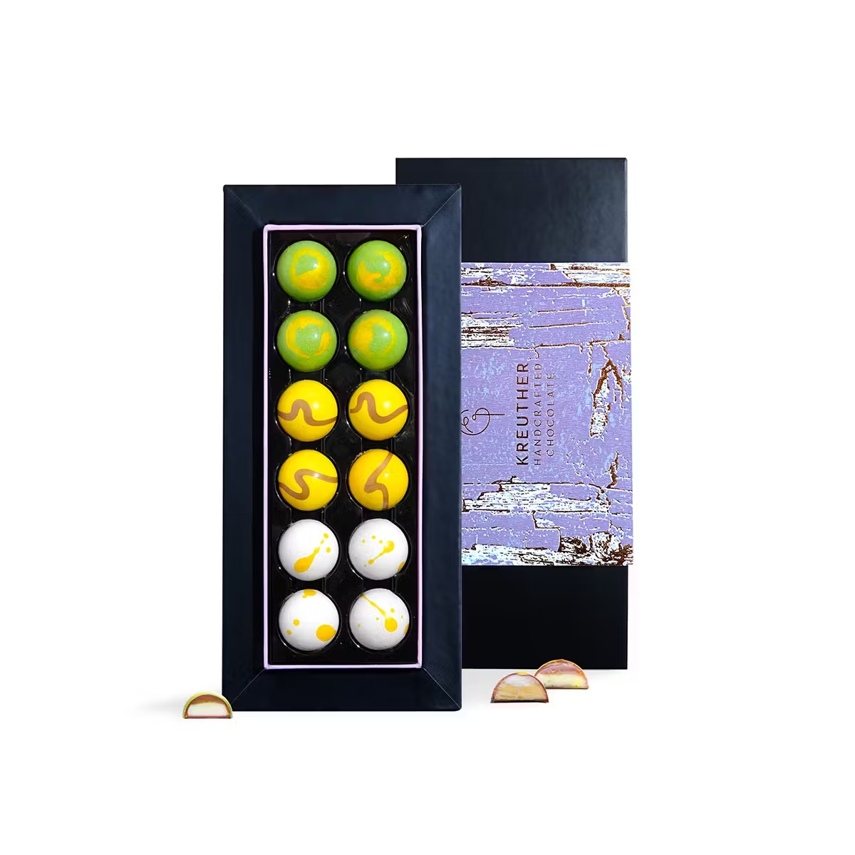 Tropical Fruit Bonbon Collection - 12 Piece