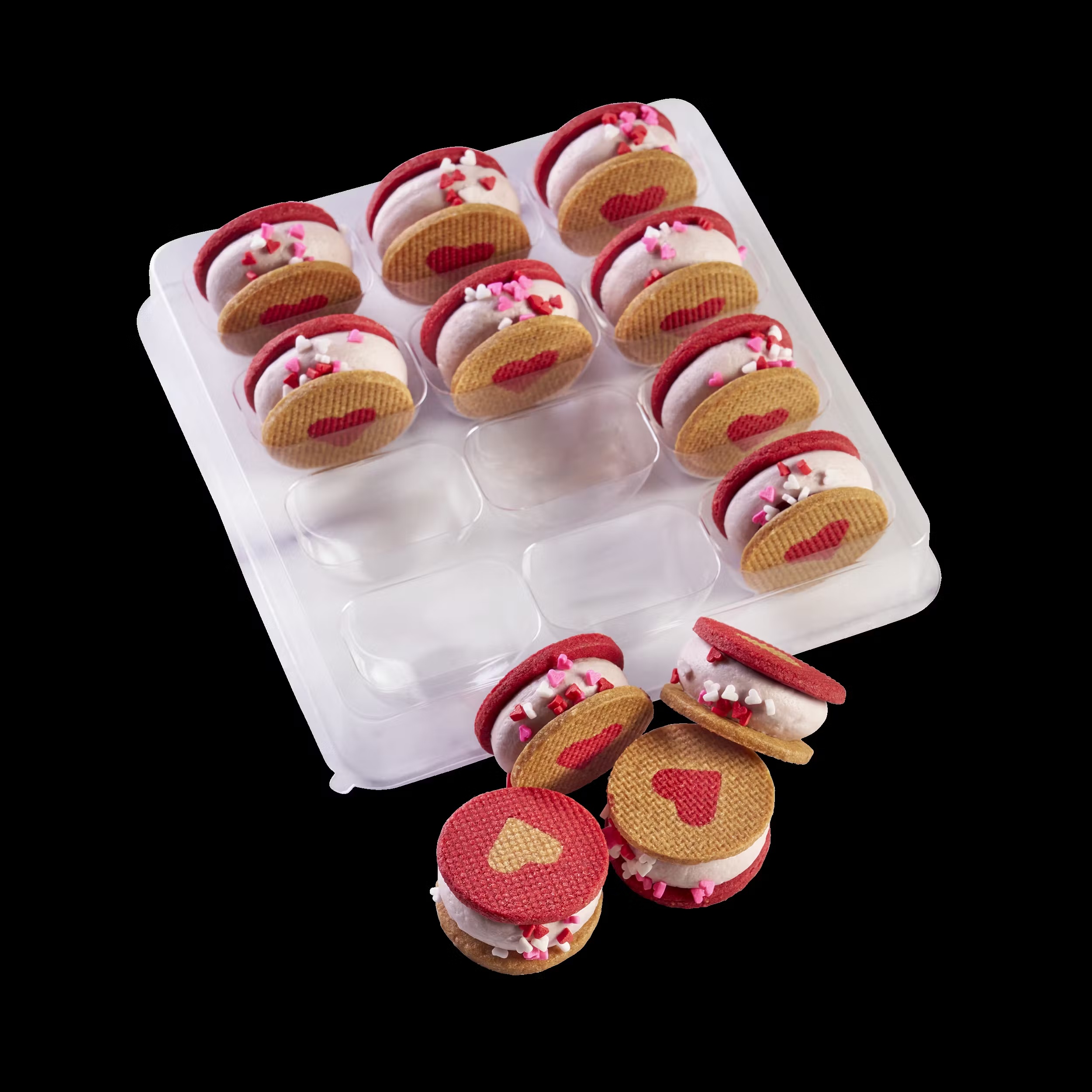 Valentine's Day Raspberry & White Chocolate Cookies - Dozen