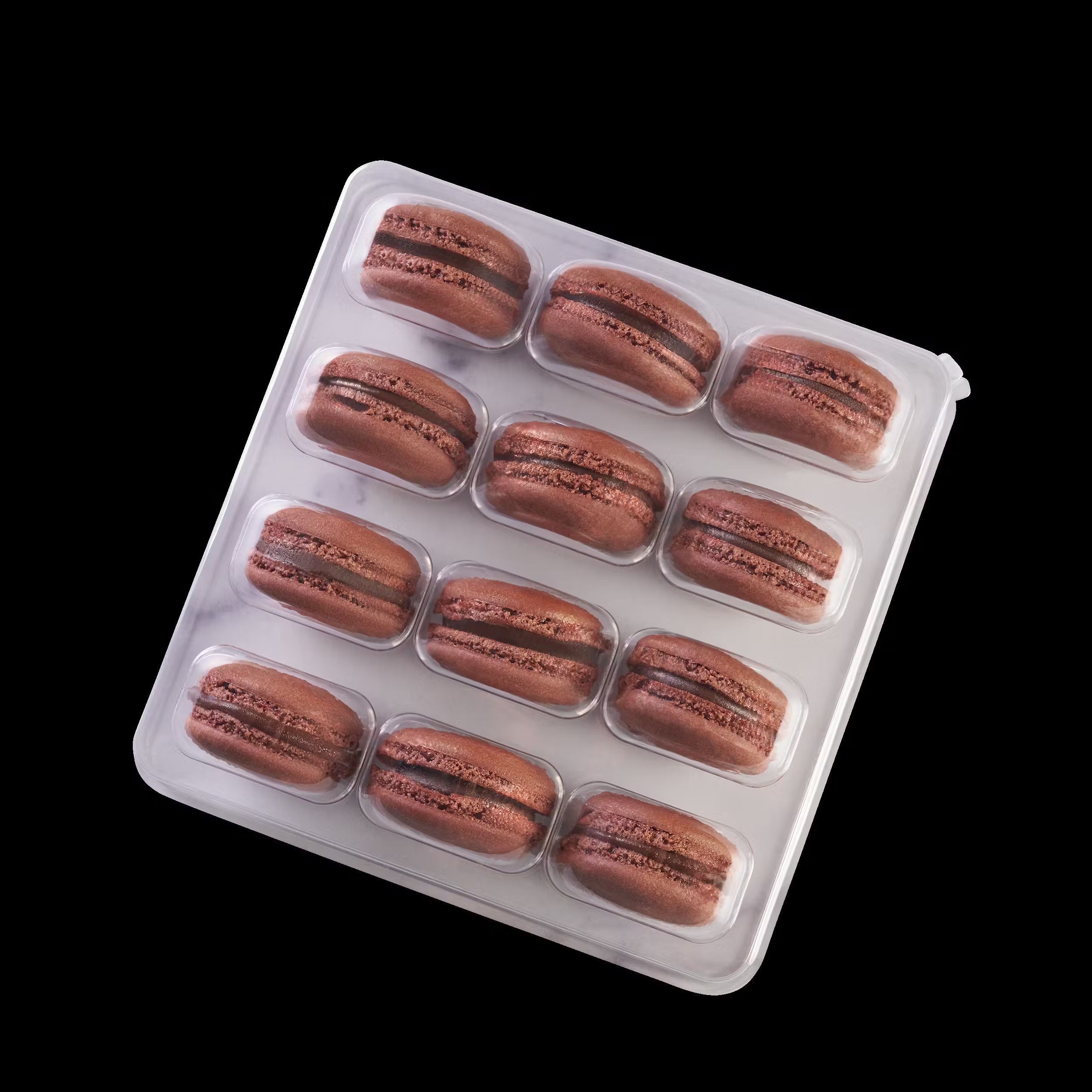Father's Day Whisky & Chocolate Hazelnut Macarons - 12 Pack