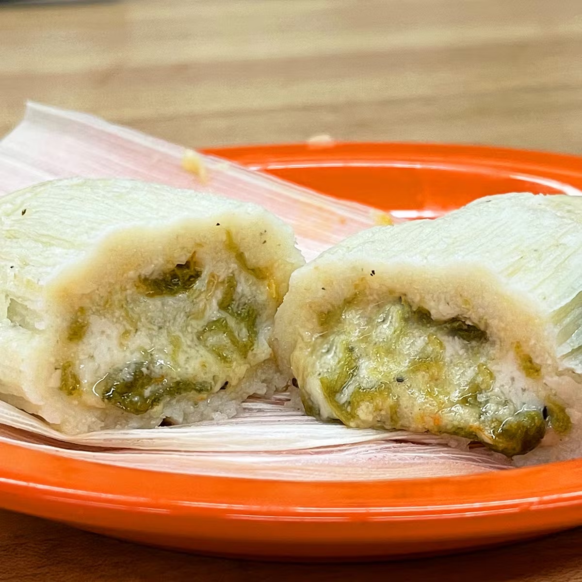 Roasted Hatch Green Chile & Cheese Tamales