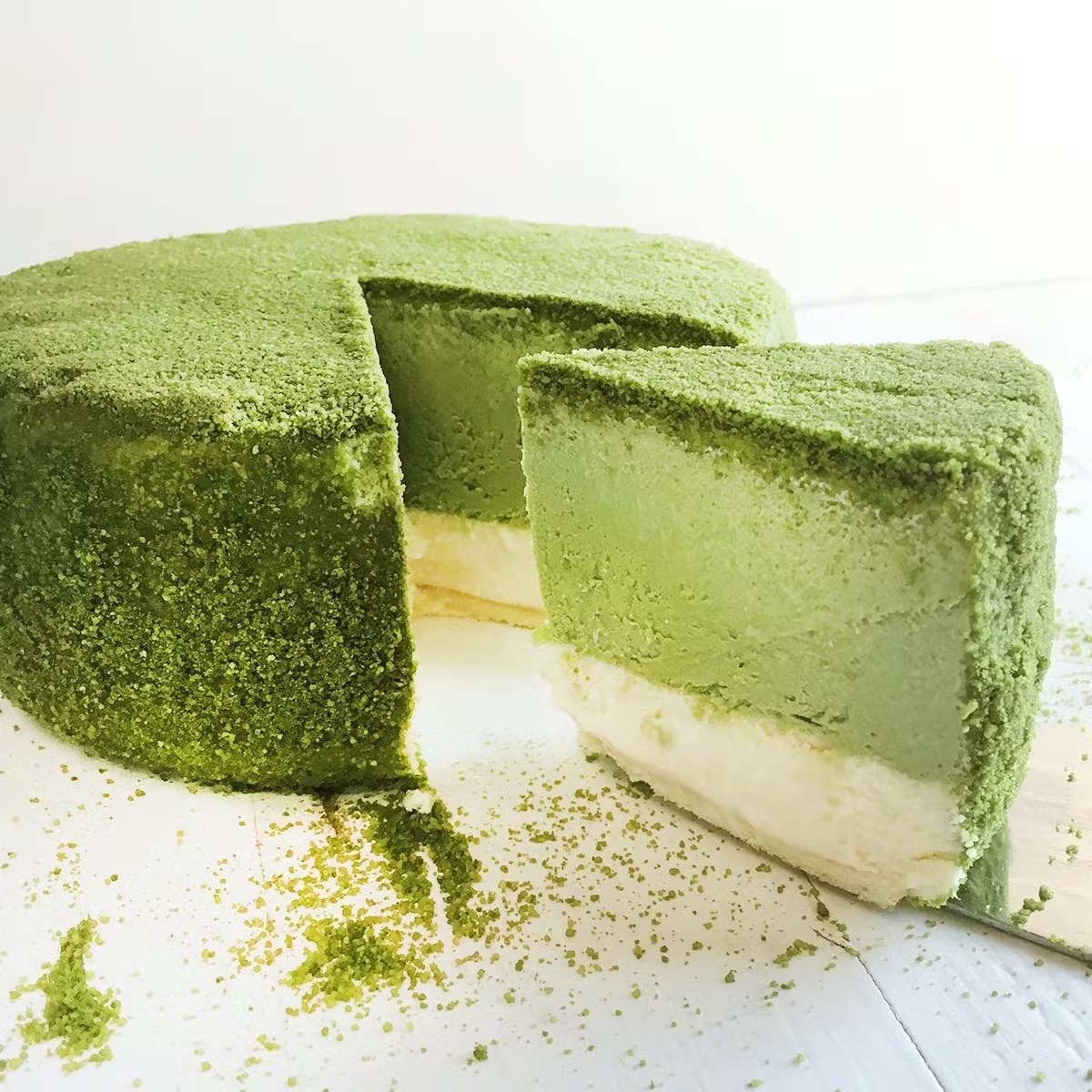 Fancy Green Tea Cheesecake