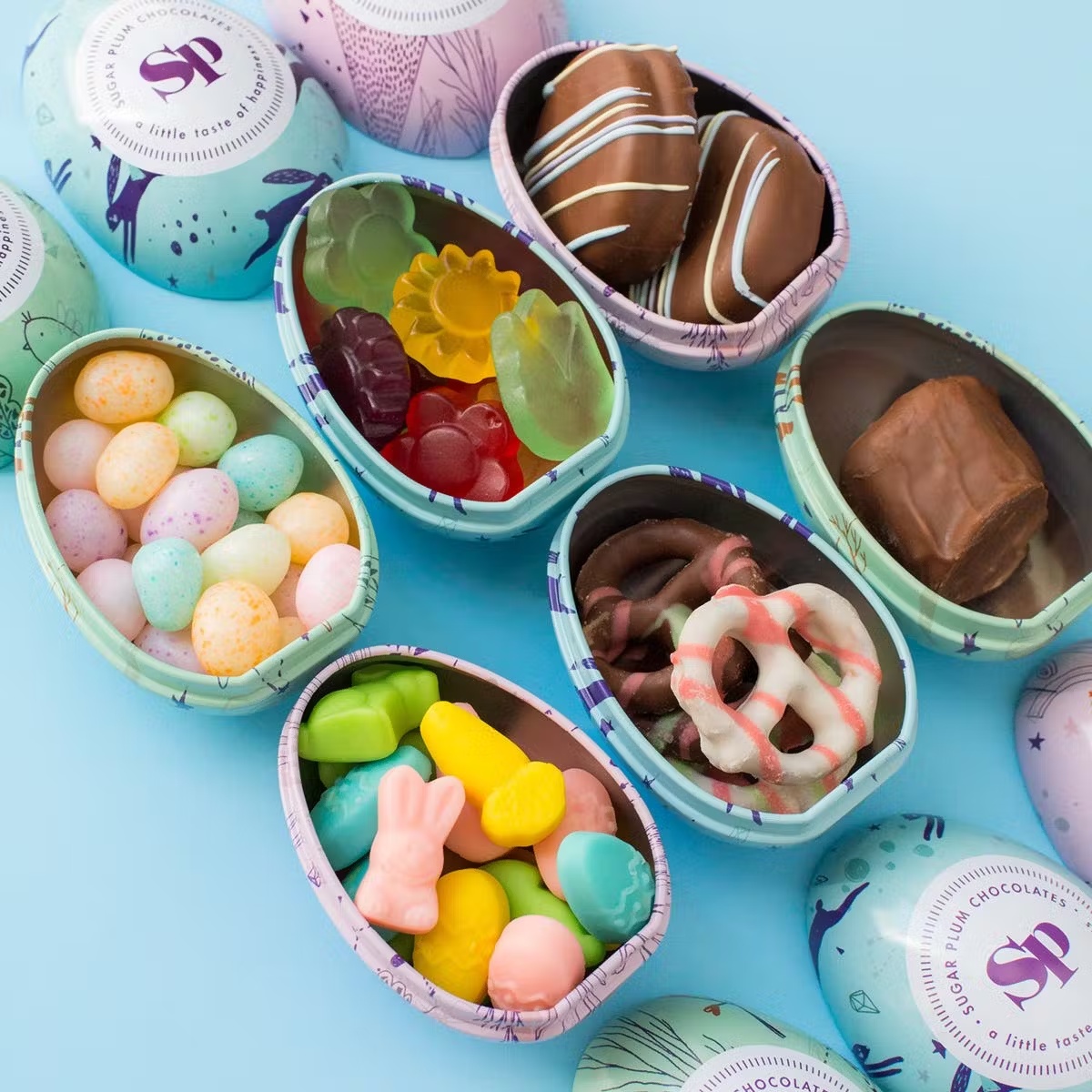 Easter Egg Tins - 6 Pack