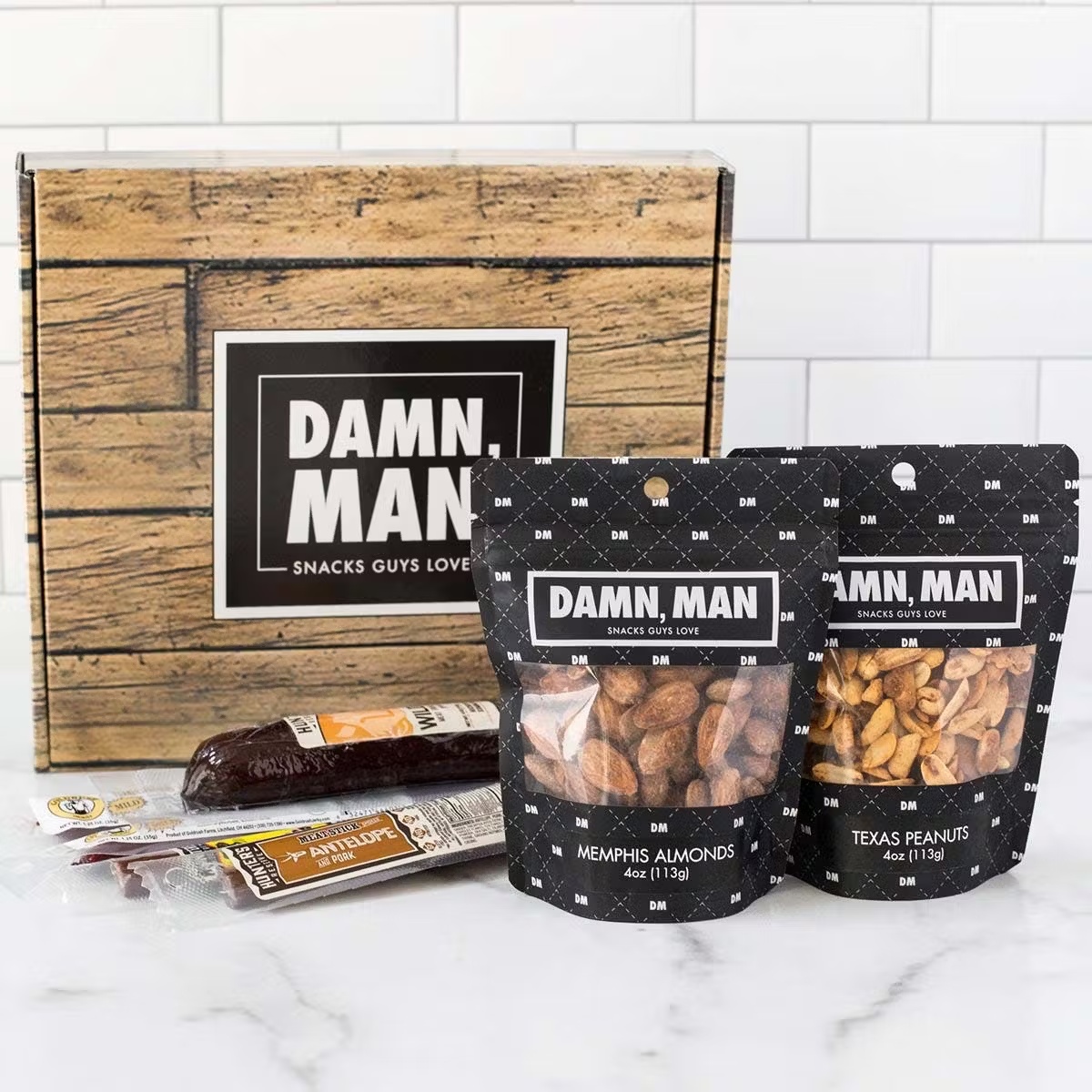 Damn Man - Nuts & Exotic Jerky Box