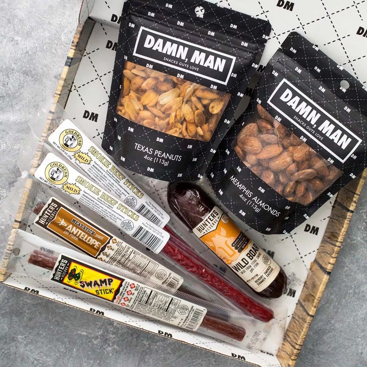 Damn Man - Nuts & Exotic Jerky Box