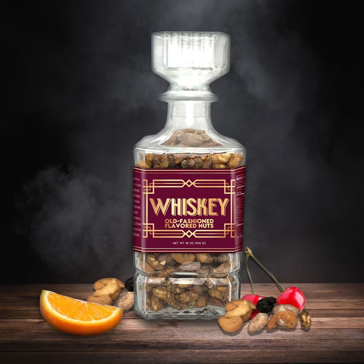 Whiskey Old Fashioned Flavored Nuts
