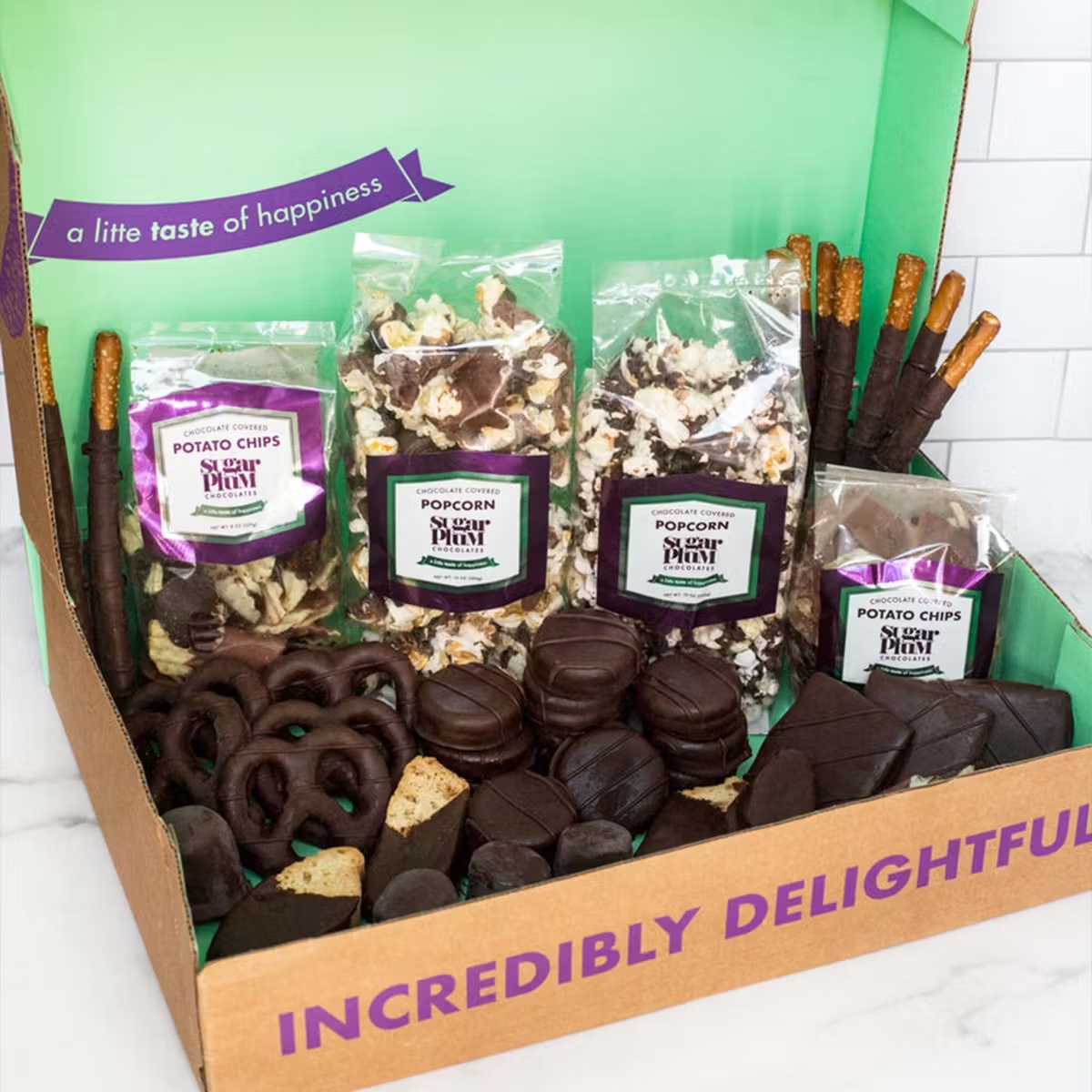 Double Decadence Dark Chocolate Remix Snack Box