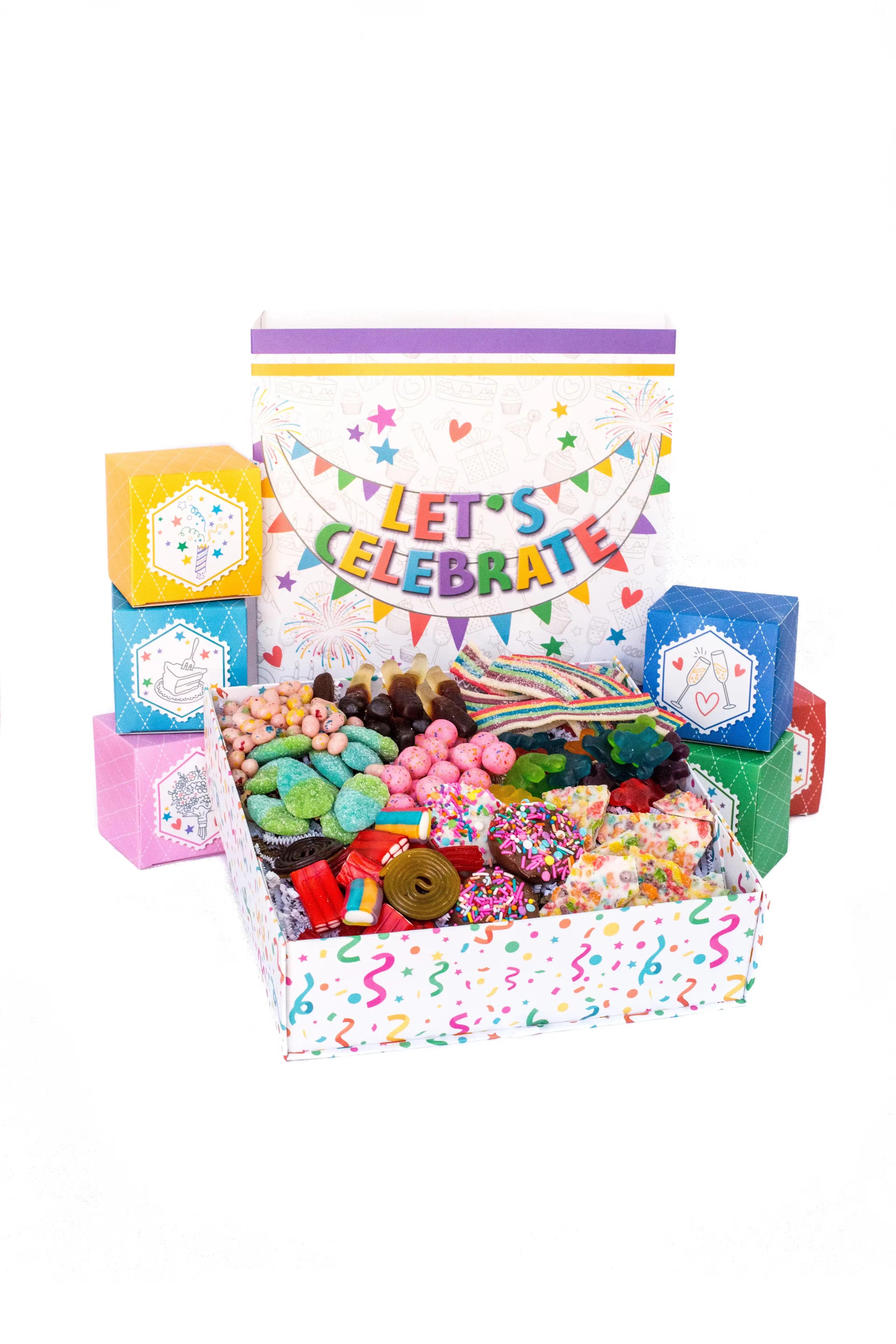 "Let's Celebrate" Chocolate & Treats Gift Box