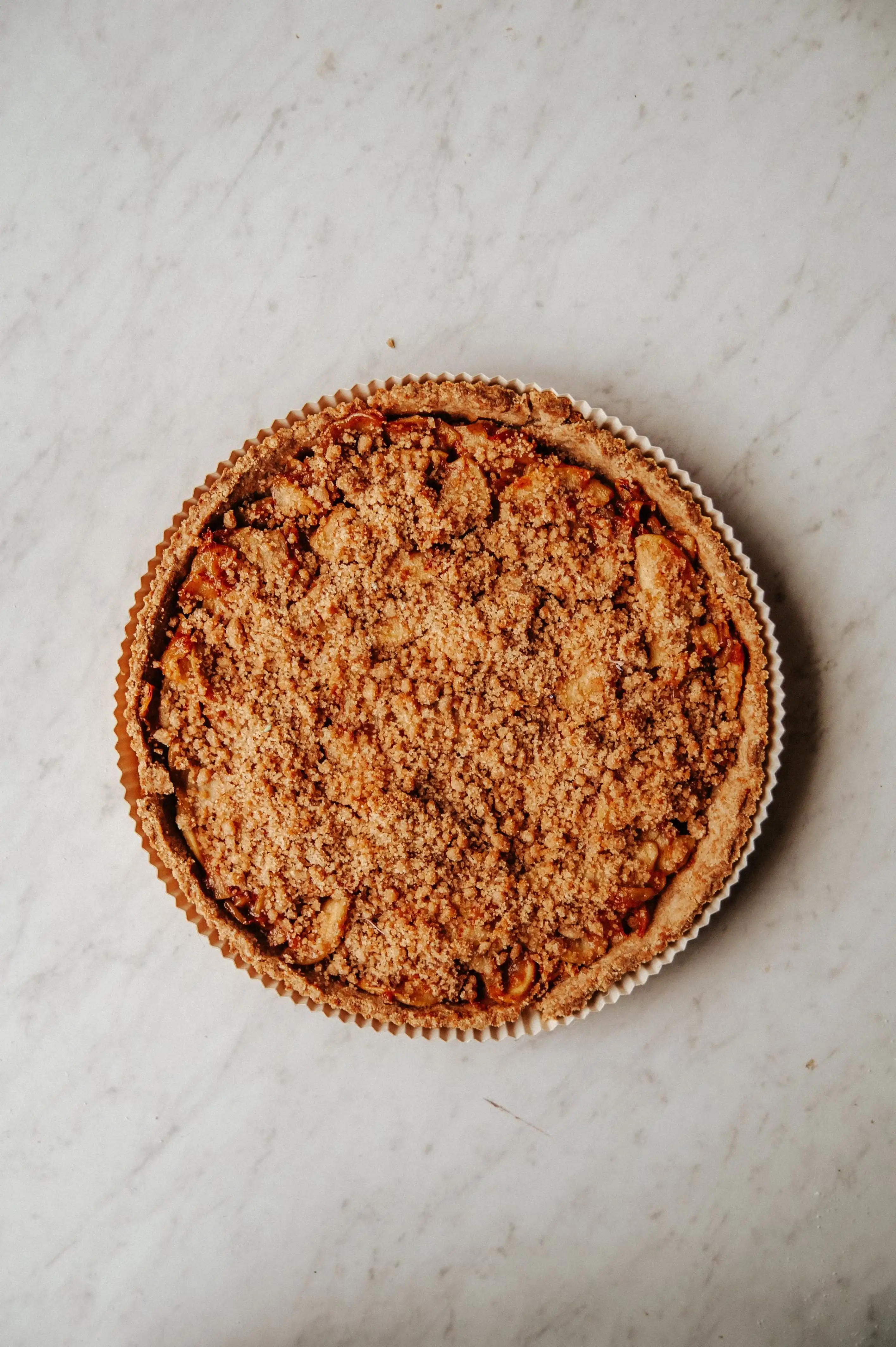 Vegan Paleo Gluten-Free Apple Crumb Pie