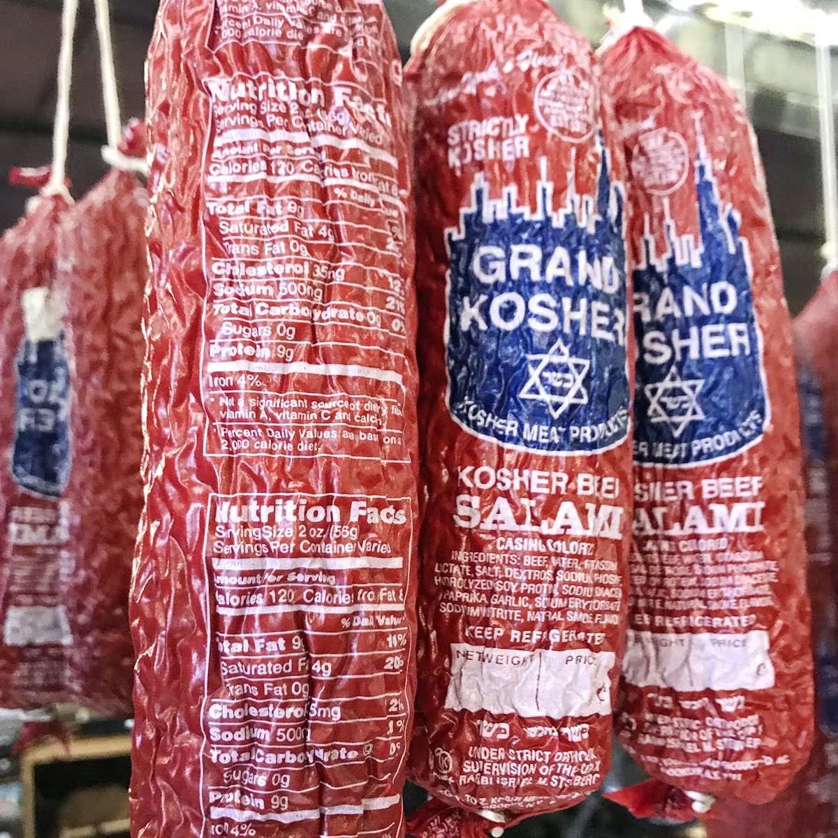 Hard Salami (Sliced)
