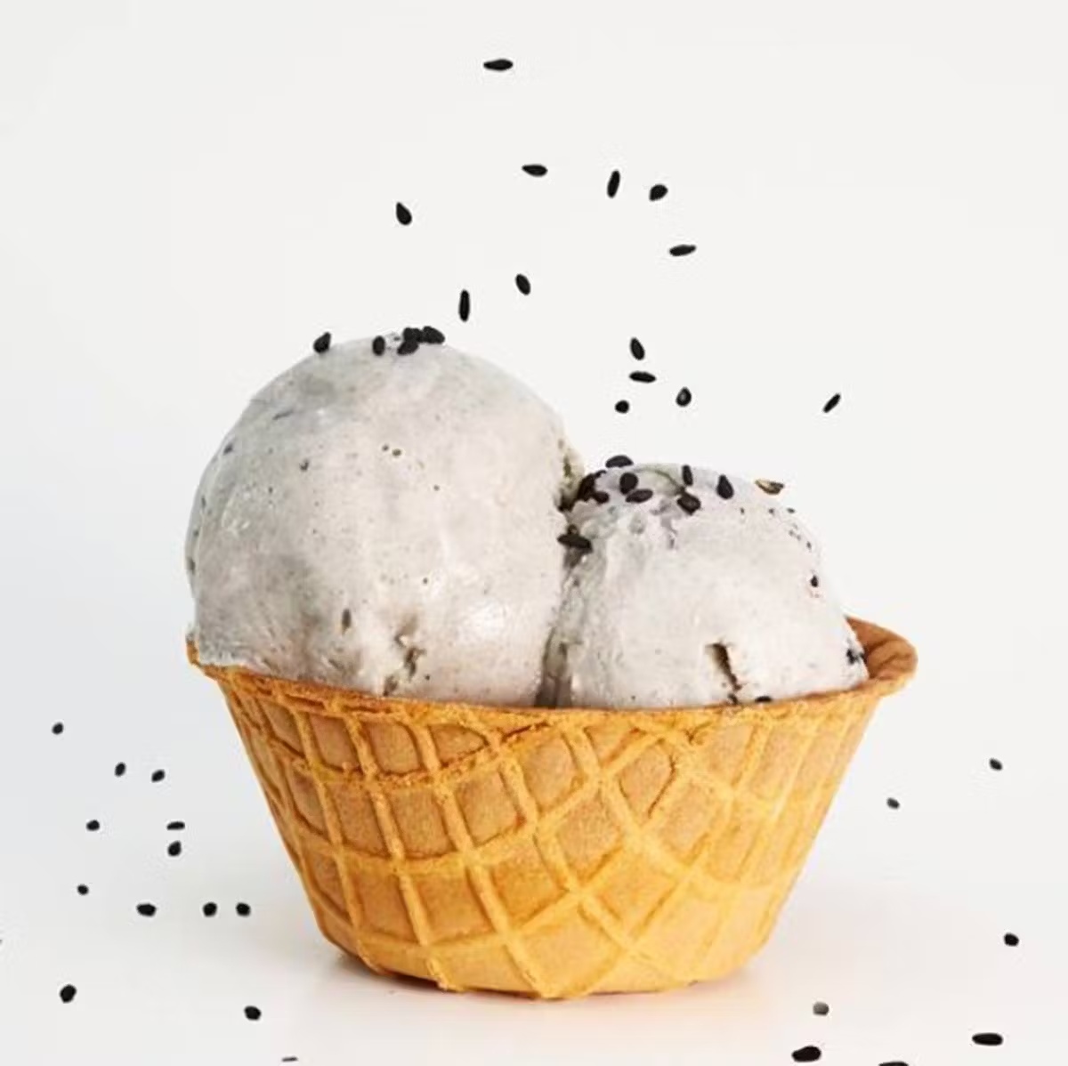 Vegan Black Sesame Ice Cream - 4 Pints