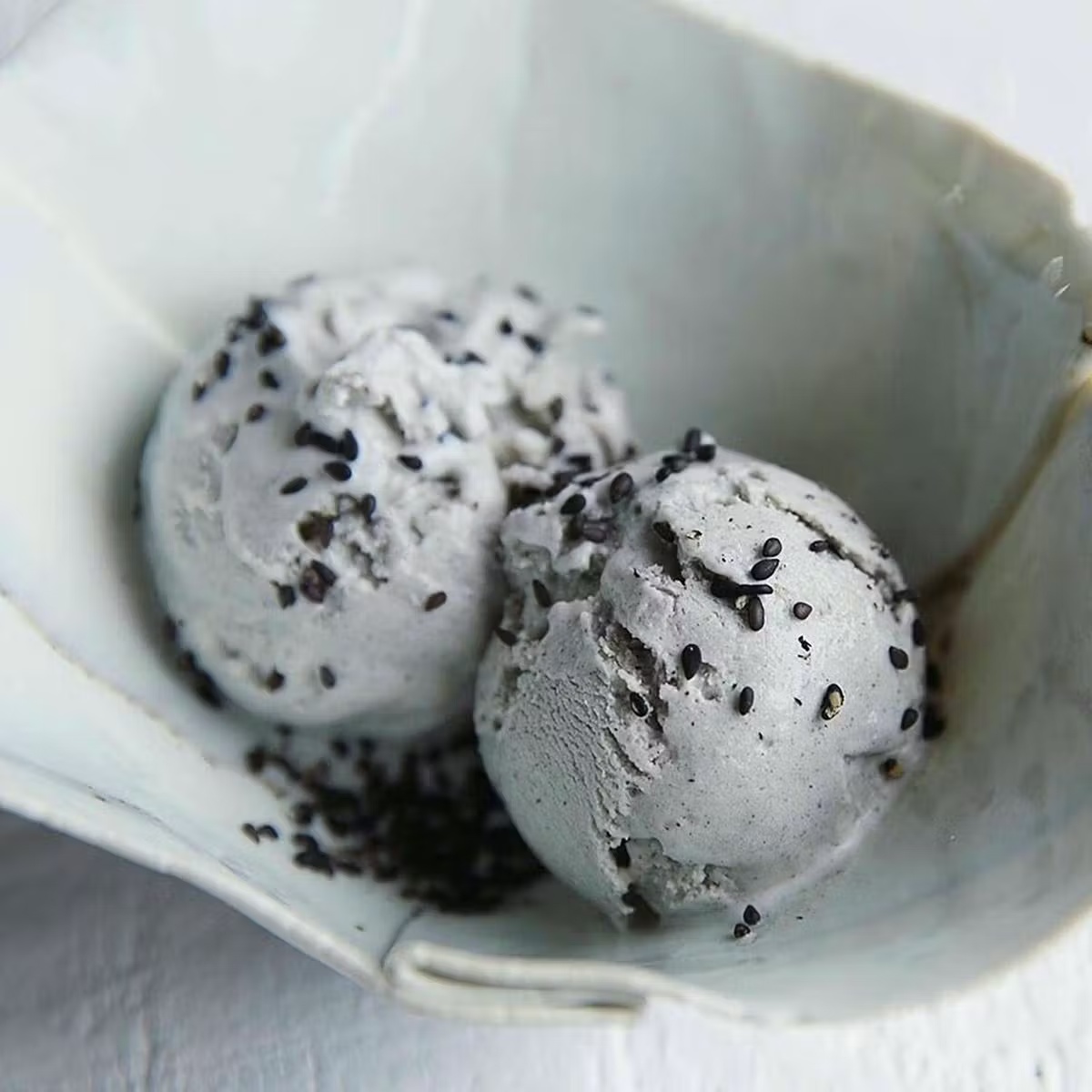 Vegan Black Sesame Ice Cream - 4 Pints