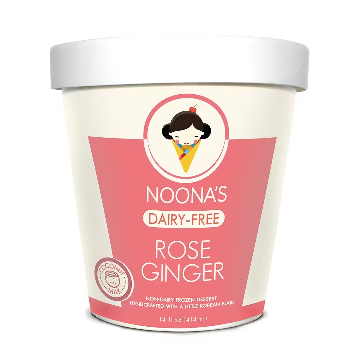 Vegan Rose Ginger Ice Cream - 4 Pints