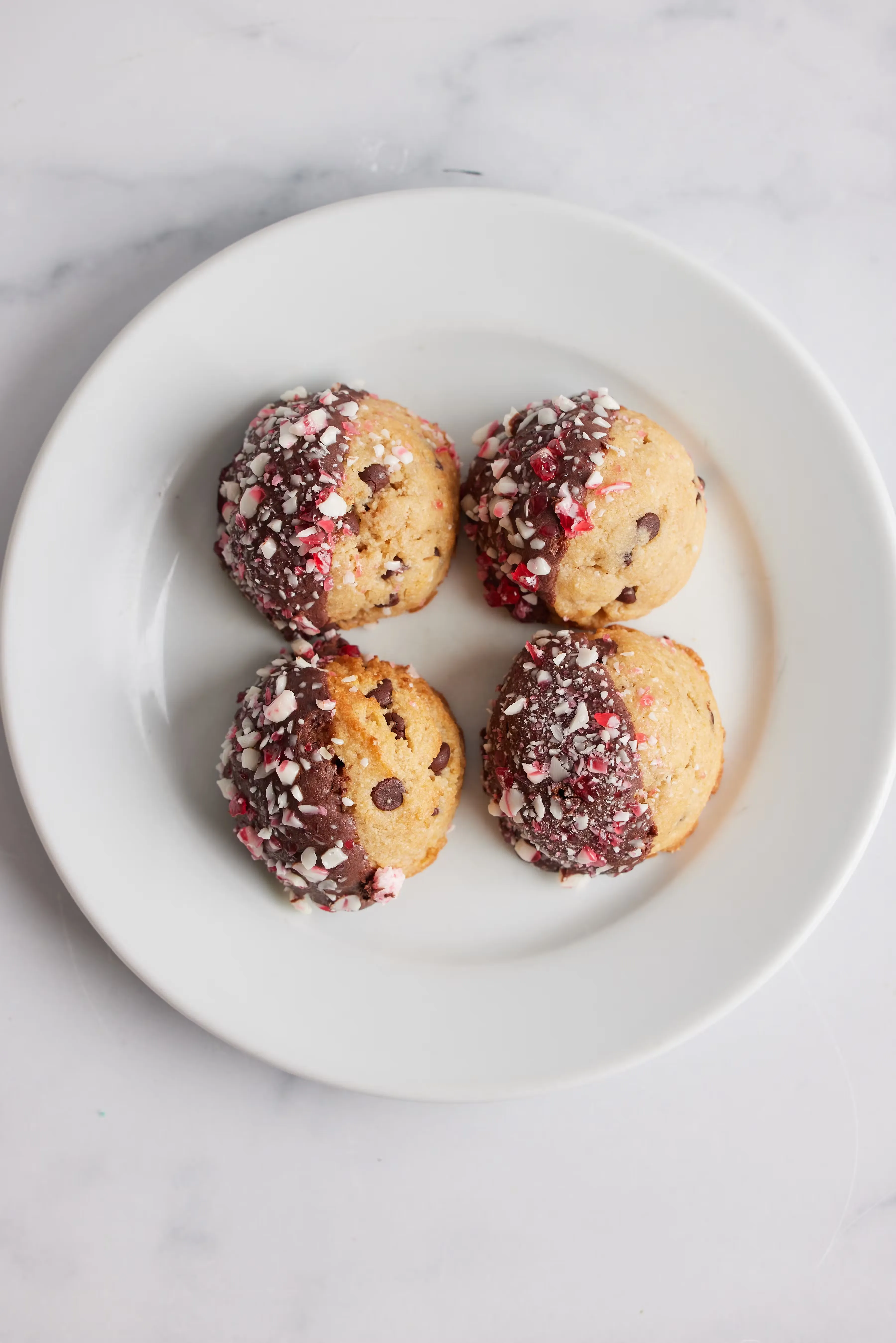 Gluten Free + Vegan Peppermint Crunch Cookie Bites