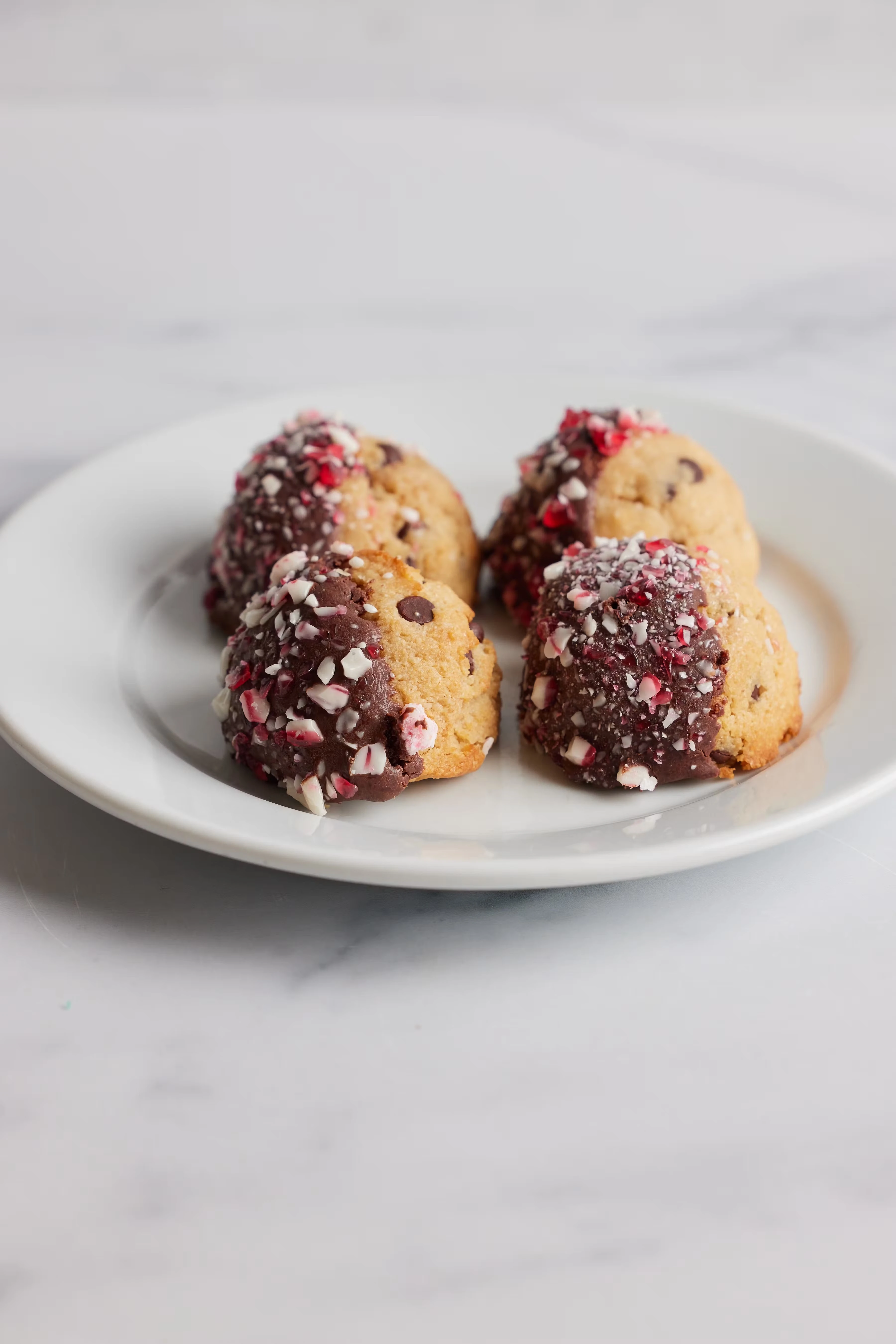 Gluten Free + Vegan Peppermint Crunch Cookie Bites