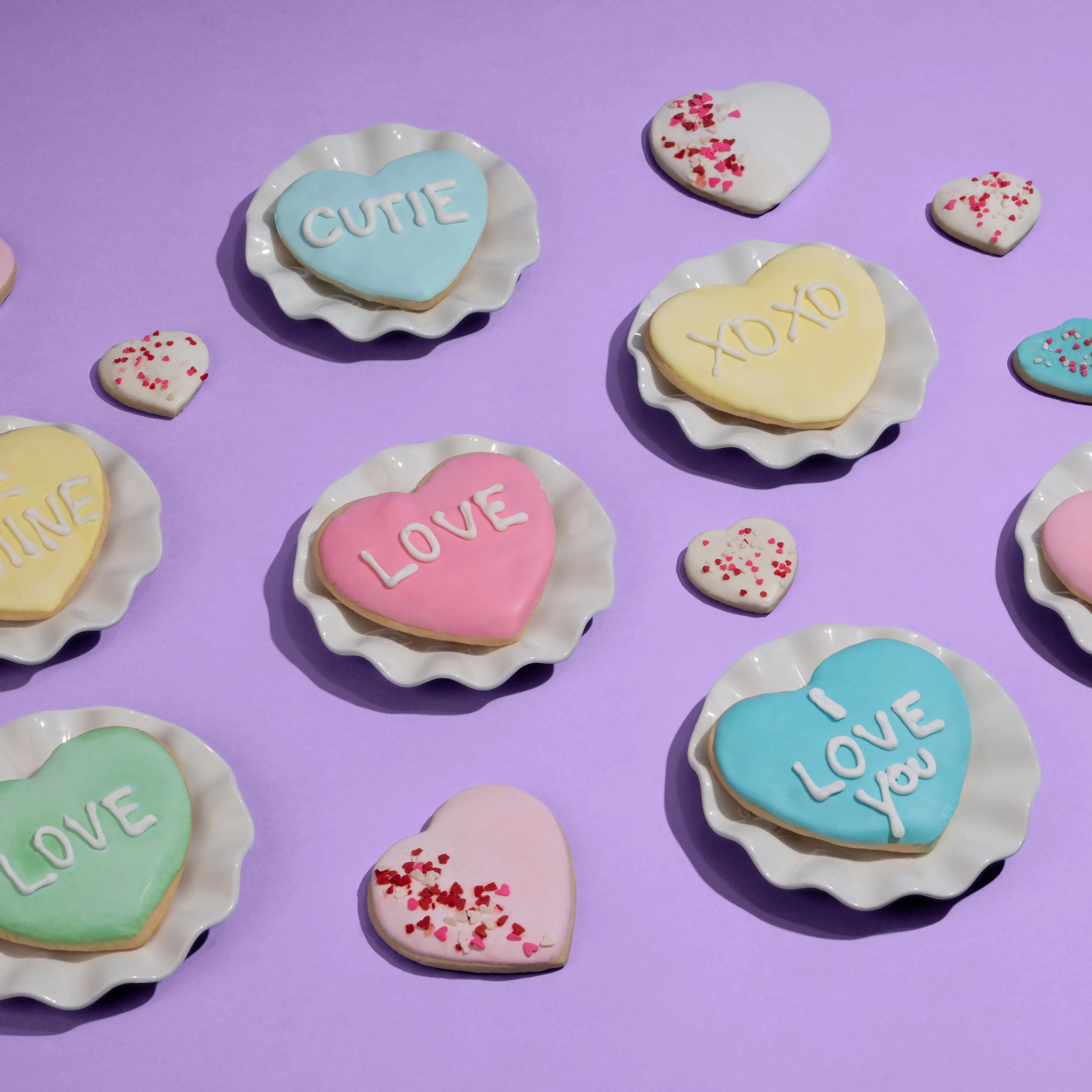 Valentine's Day Sugar Cookie Platter
