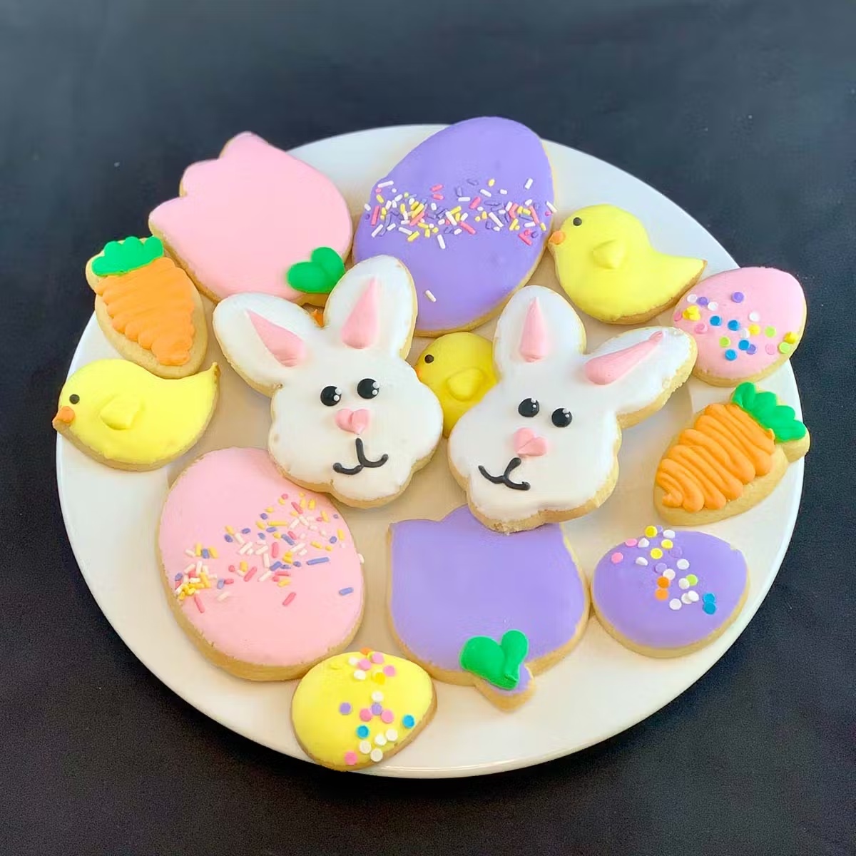 Easter Sugar Cookie Platter
